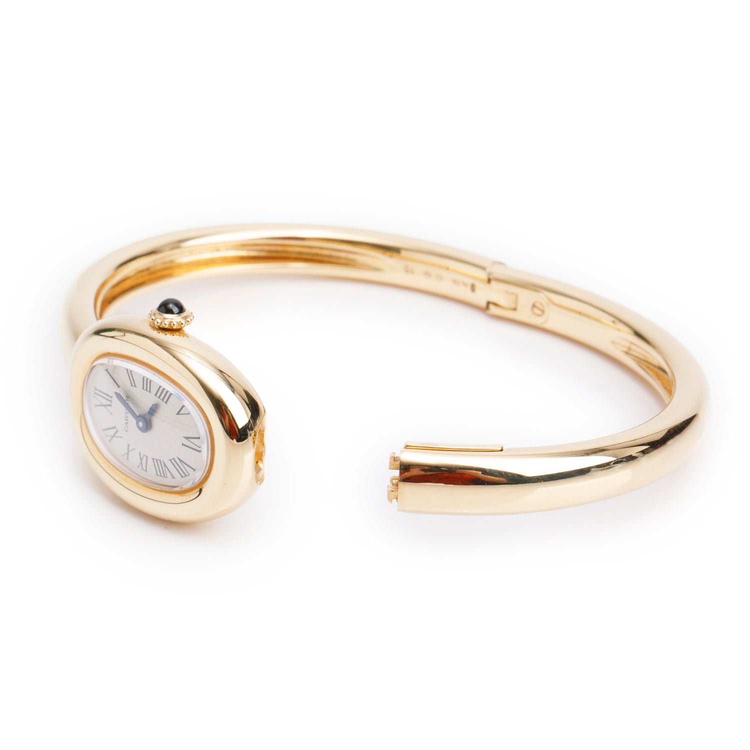 Cartier 2025 18k Yellow Gold Baignoire Quartz Watch, Mini Model 4514 w/ Box, Receipt & Papers