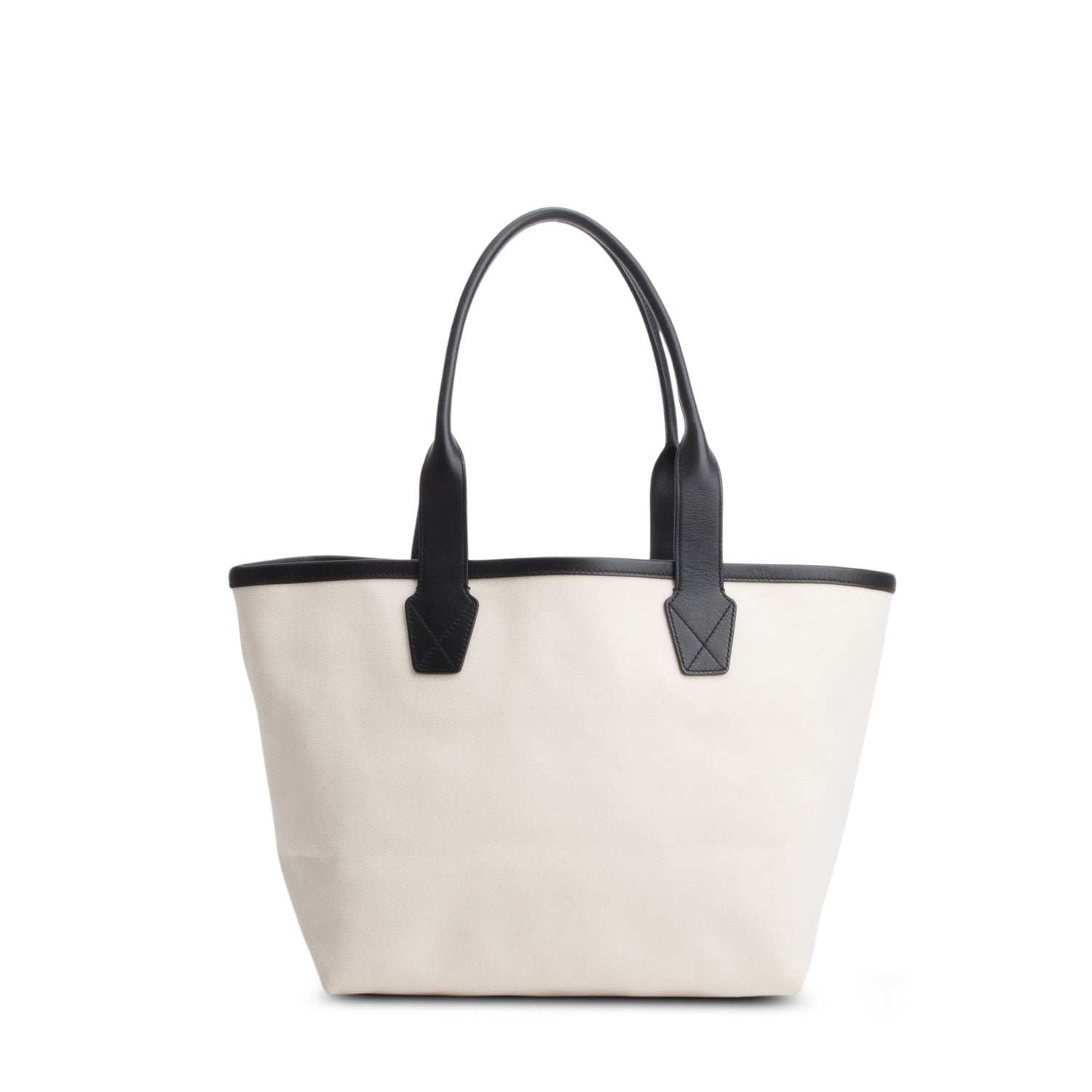 Balenciaga Cream Cotton Canvas Calfskin BB Logo Jumbo Large Tote