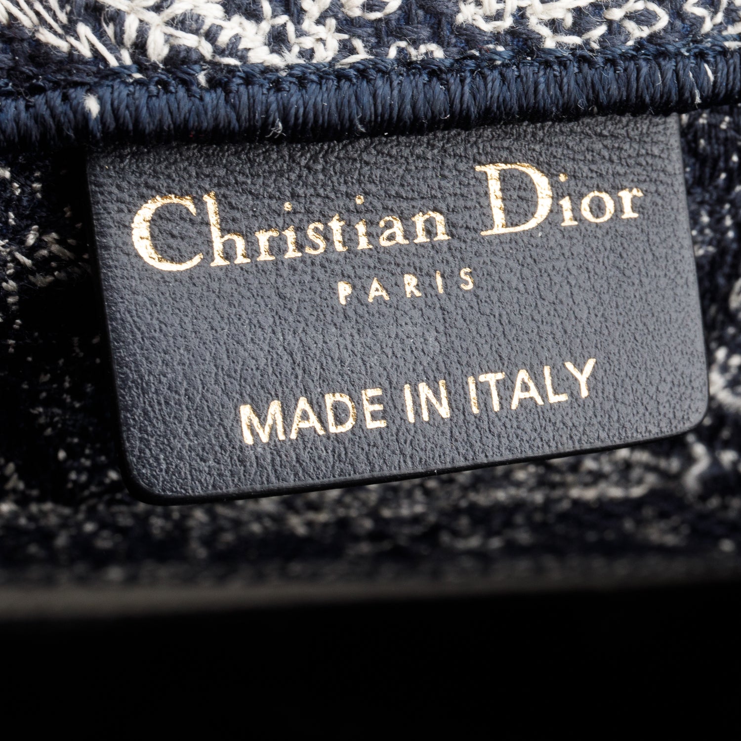 Christian Dior 2023 Blue Canvas Embroidered Medium Diorivera Toile de Jouy Reverse Book Tote w/ Box