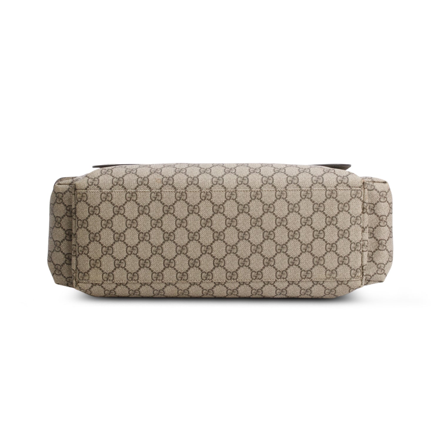 Gucci GG Plus Monogram Messenger Diaper Bag w/ Box