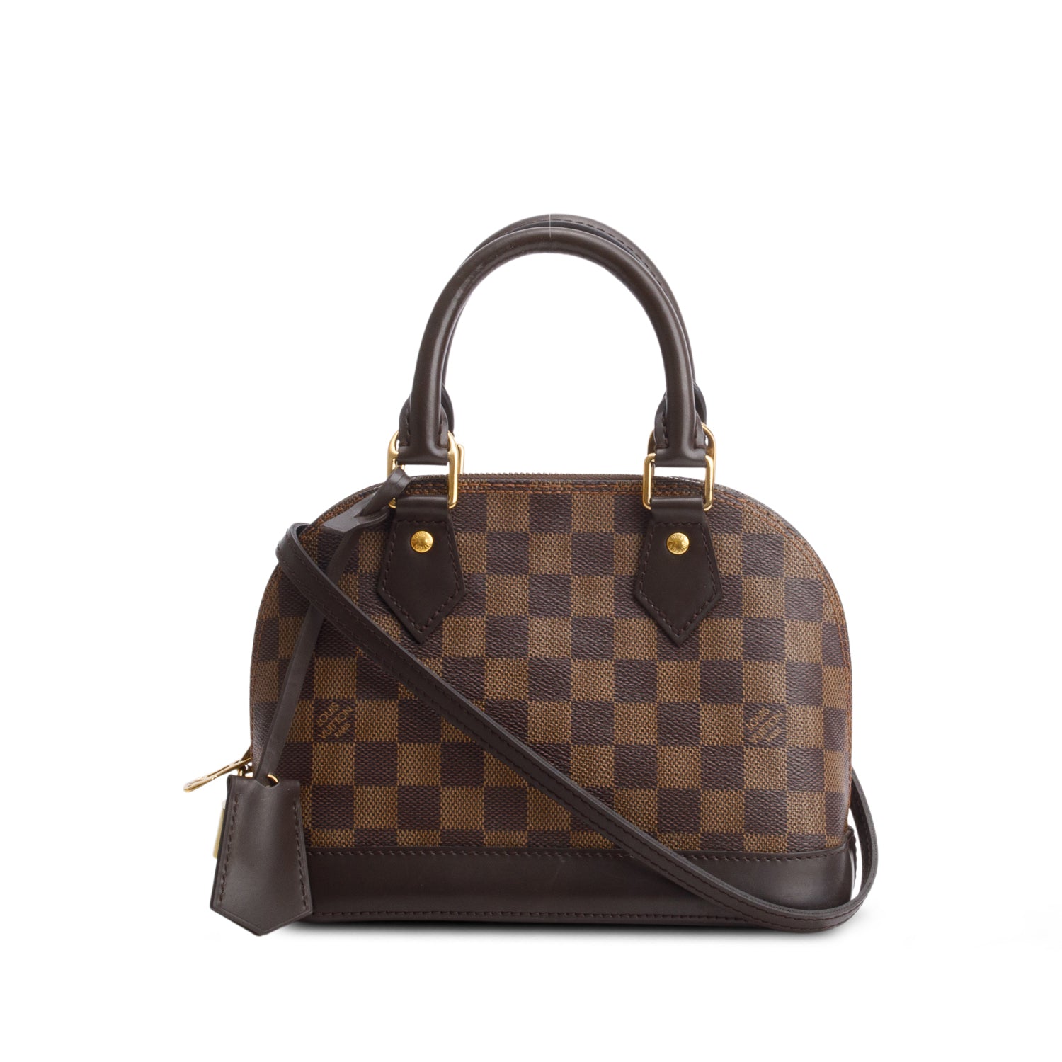 Louis Vuitton 2020 Damier Ebene Alma BB w/ Box & Receipt