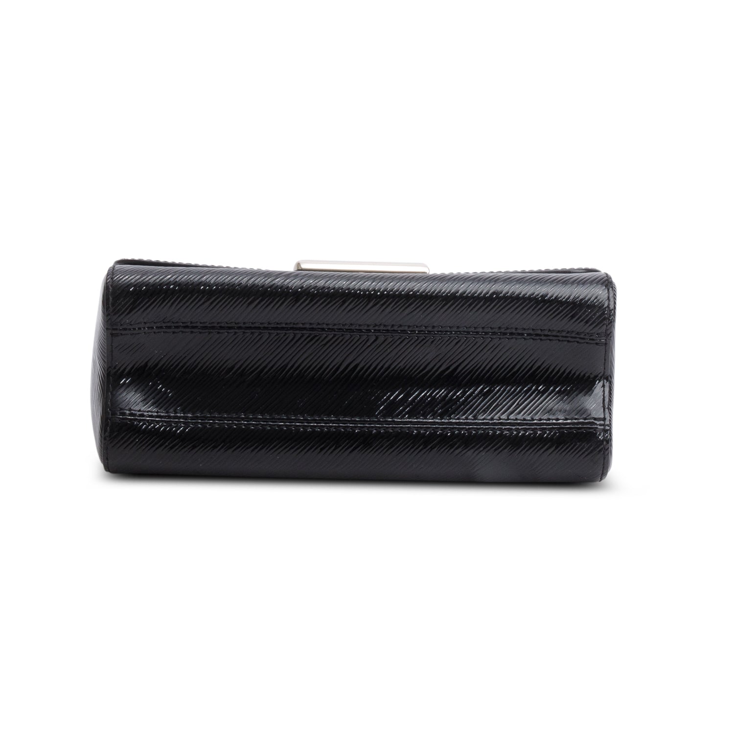 Louis Vuitton Black Patent Epi Leather Twist Shoulder Bag MM