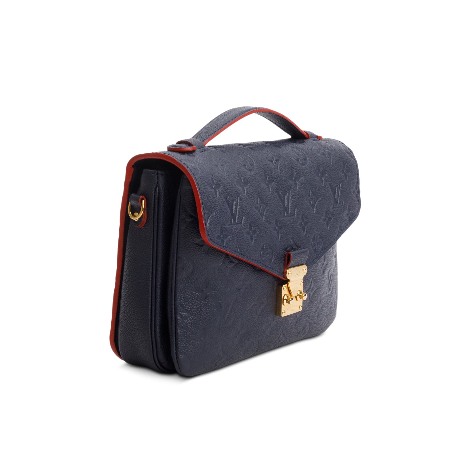 Louis Vuitton Navy Monogram Empreinte Pochette Metis