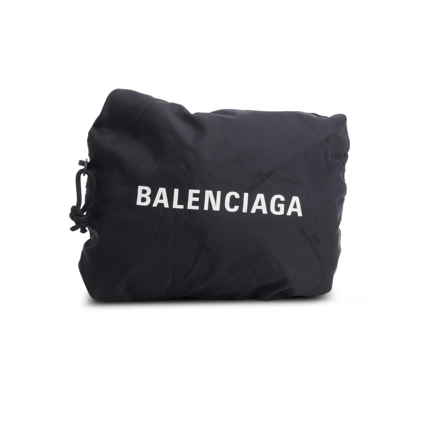Balenciaga Black Nylon Convertible Tote Bag