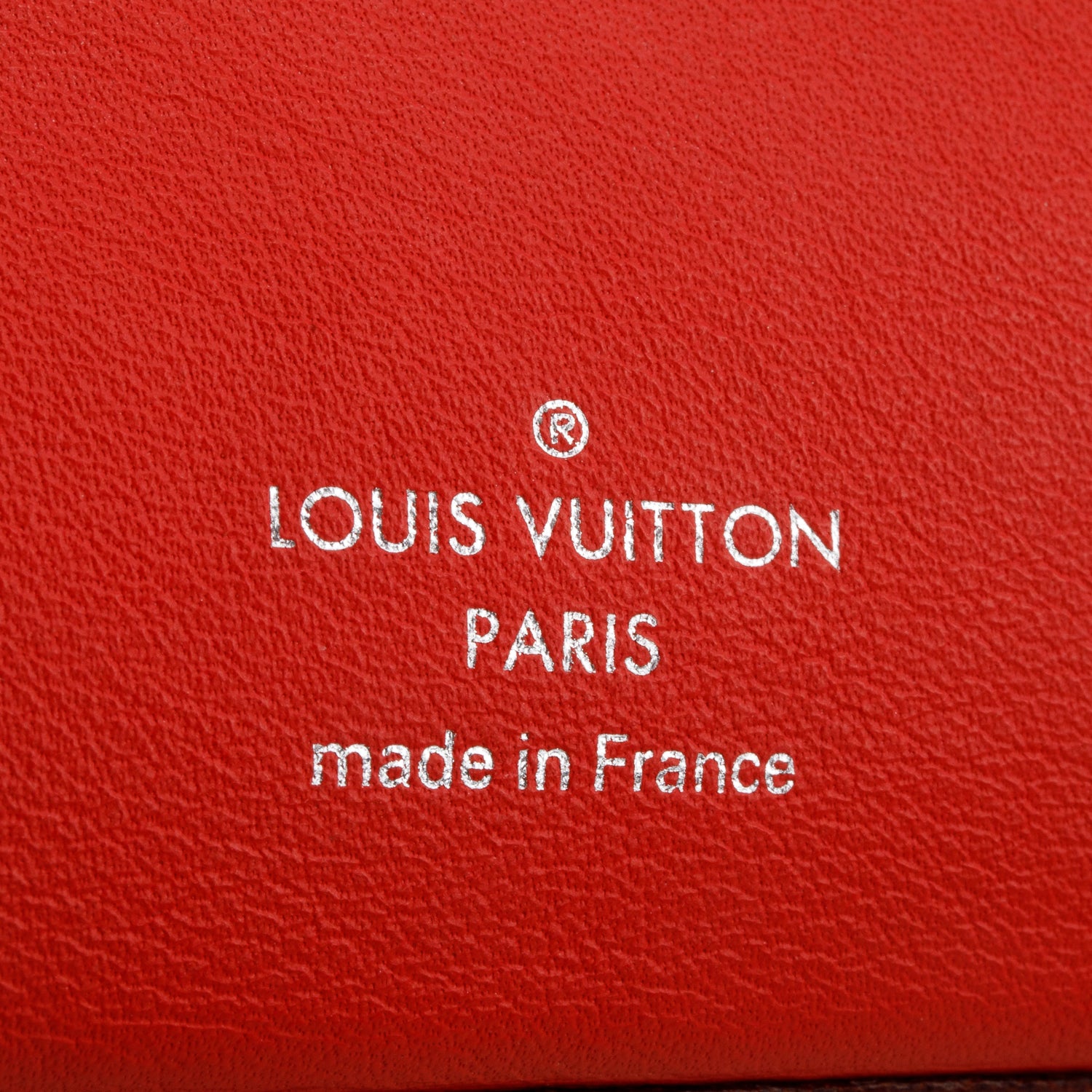 Louis Vuitton Red Monogram Elizabeth Pencil Pouch