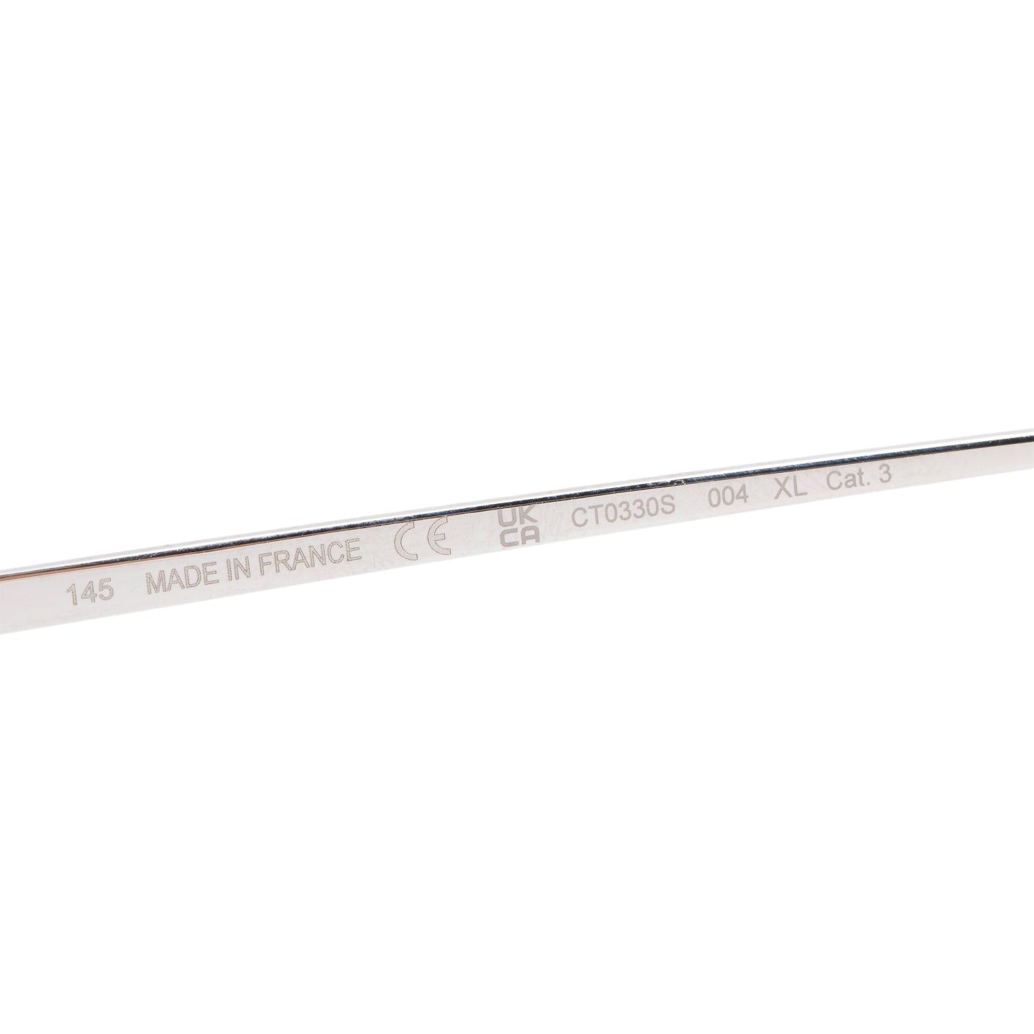 Cartier CT0330S Black Rimless C de Cartier Sunglasses w/ Box & Case