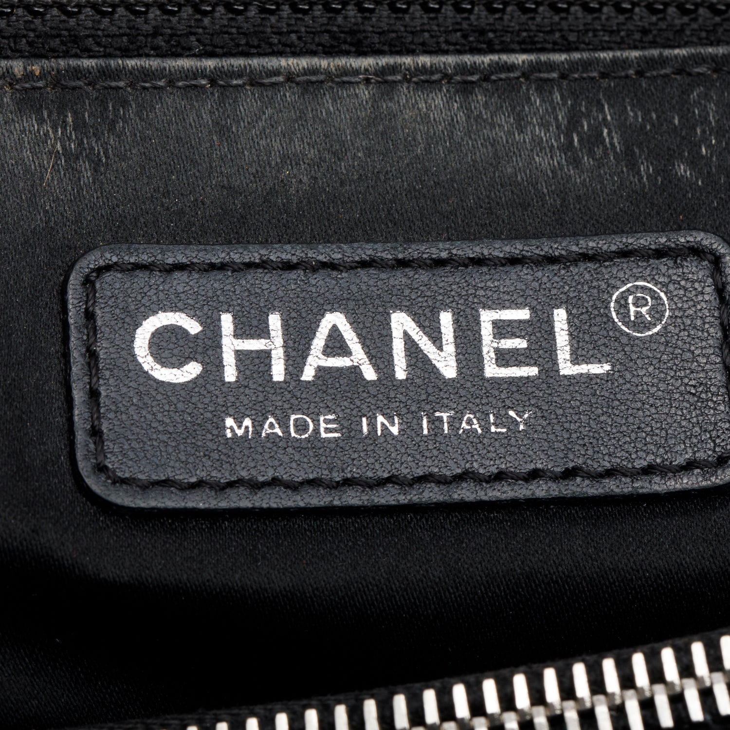 Chanel Black Caviar Quilted Grand Shopping Tote GST w/ Authenticity Card