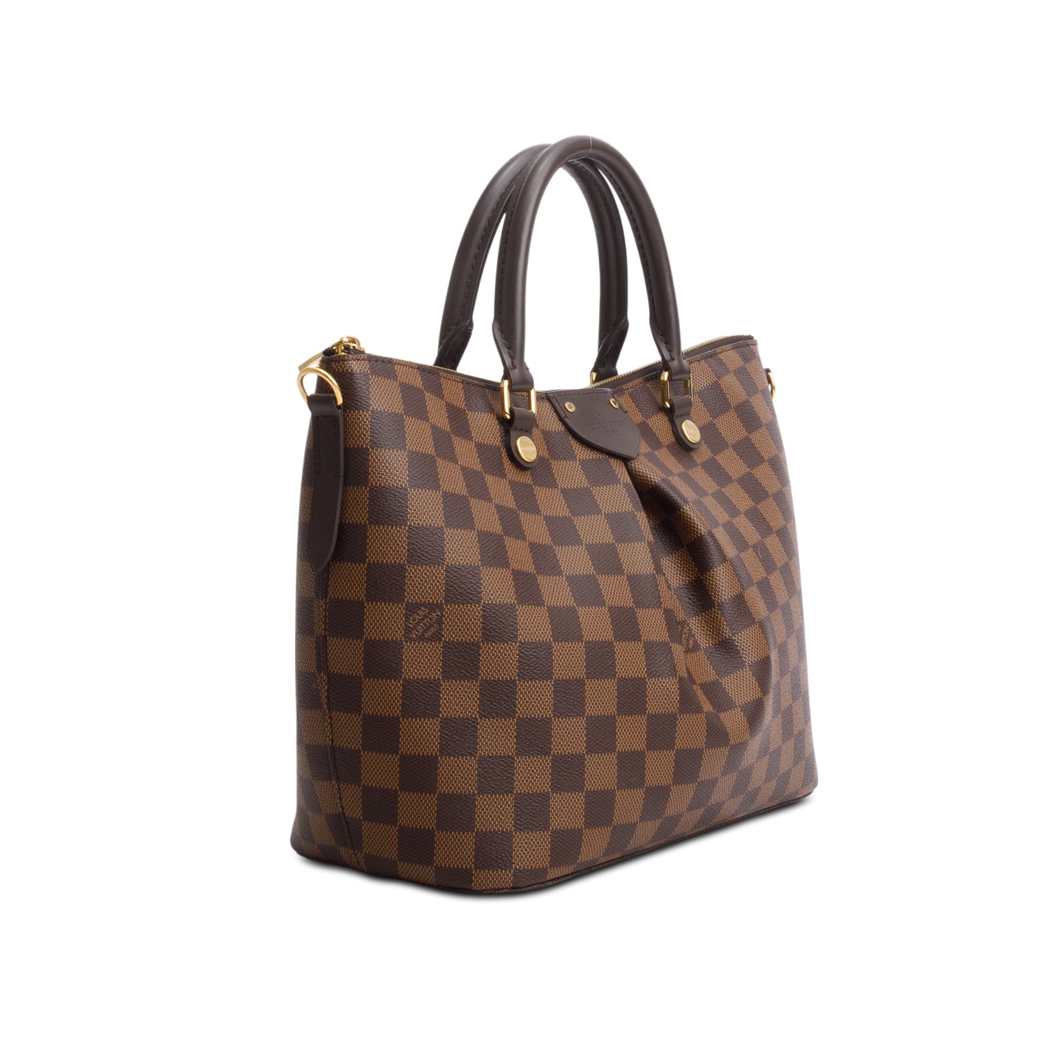 Louis Vuitton 2021 Damier Ebene Siena PM w/ Strap & Receipt