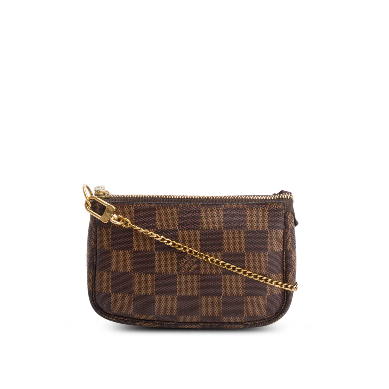 Louis Vuitton 2020 Damier Ebene Mini Pochette Accessoires w/ Box