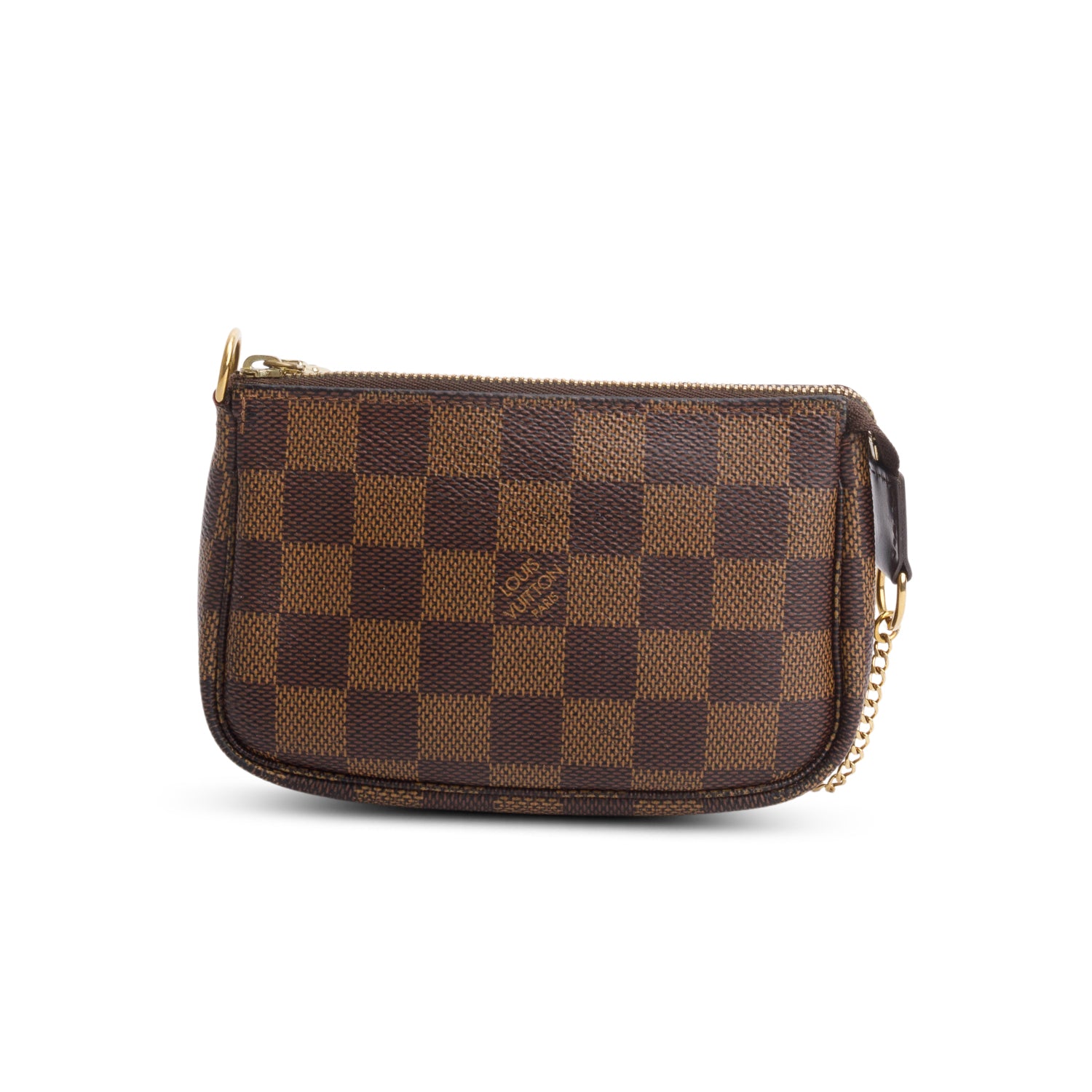 Louis Vuitton 2020 Damier Ebene Mini Pochette Accessoires w/ Box