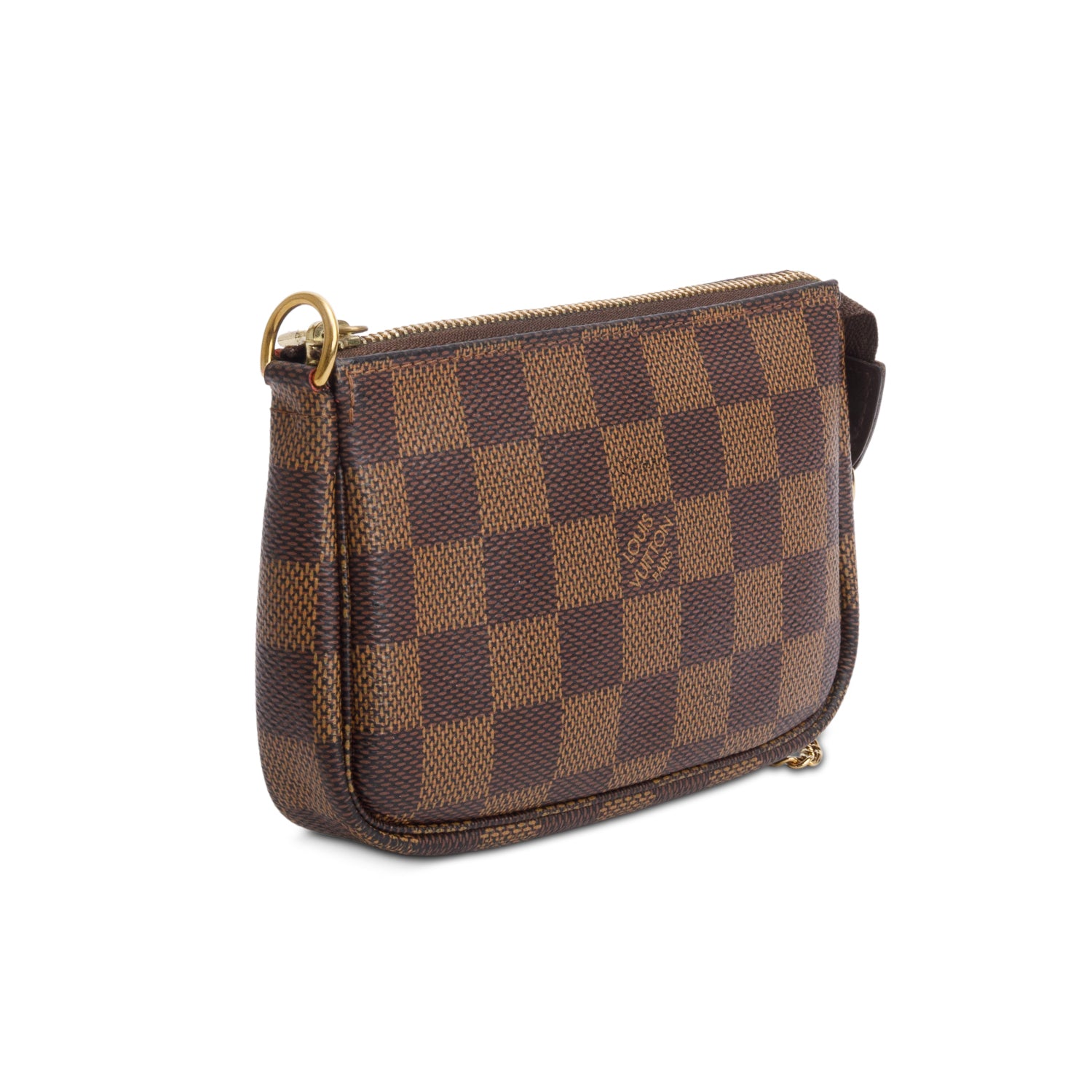 Louis Vuitton 2020 Damier Ebene Mini Pochette Accessoires w/ Box