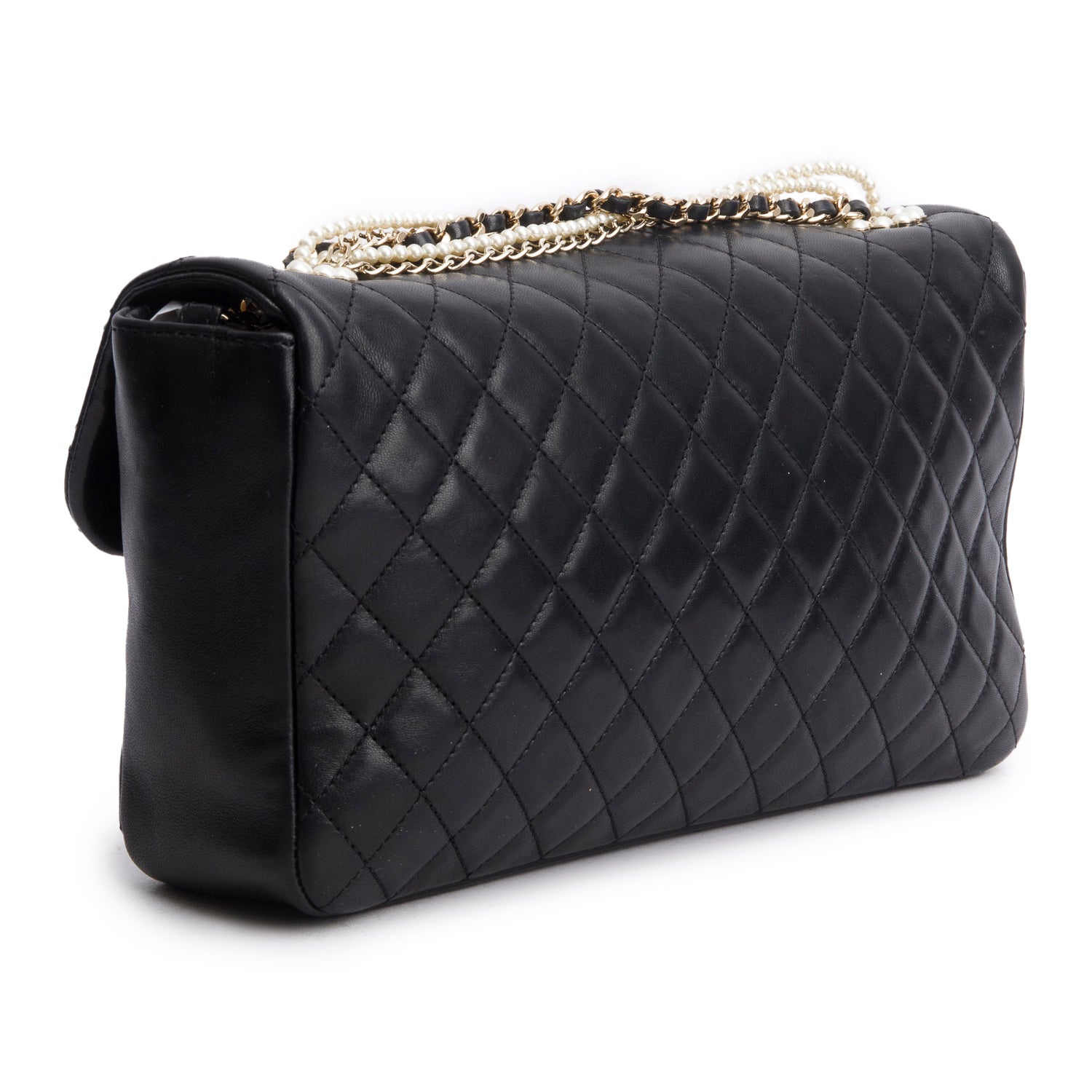 Chanel Lambskin Quilted Medium Westminster Pearl Flap w/ Box & Authenticity Card