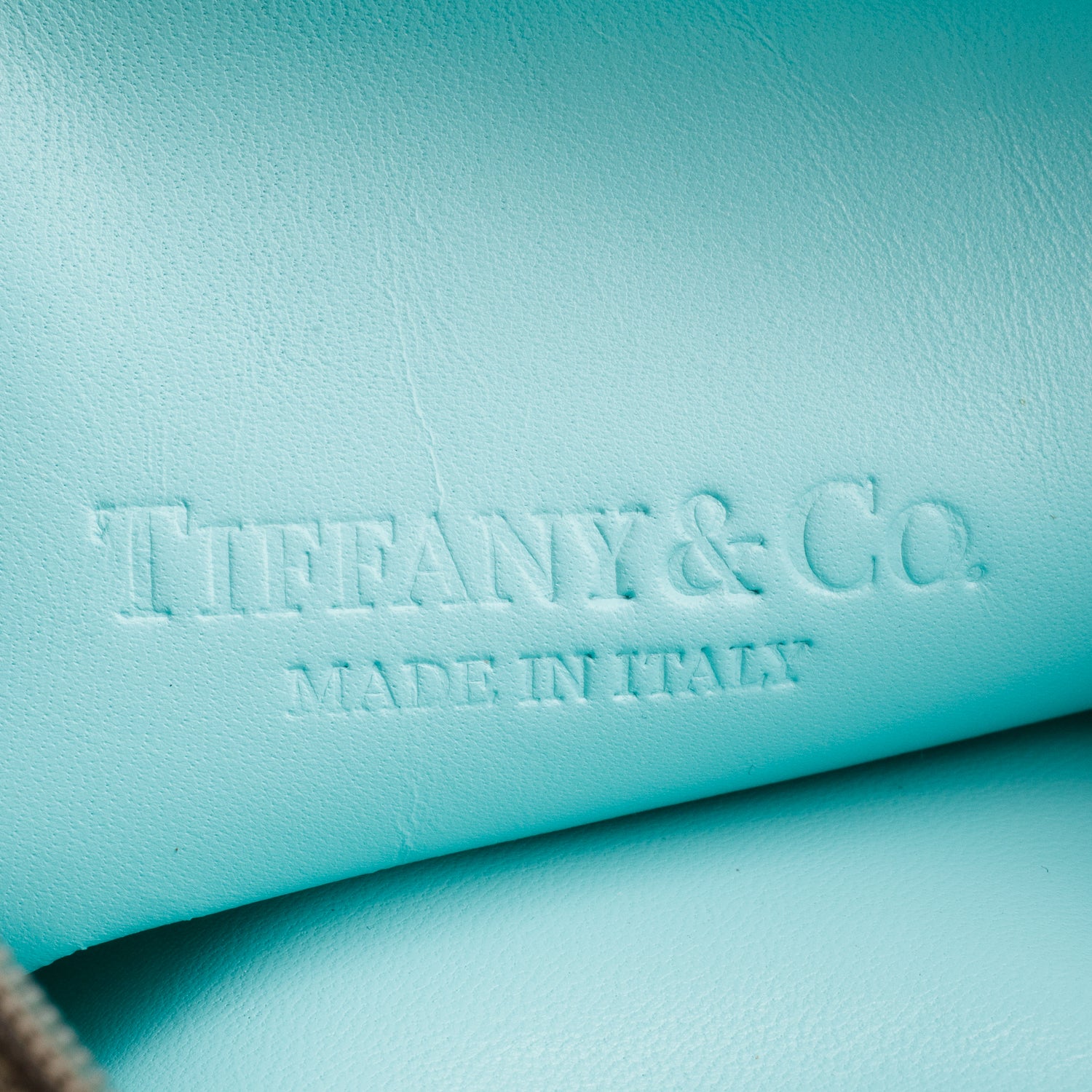 Tiffany & Co. Metallic Bronze Mini Tote Bag w/ Pouch