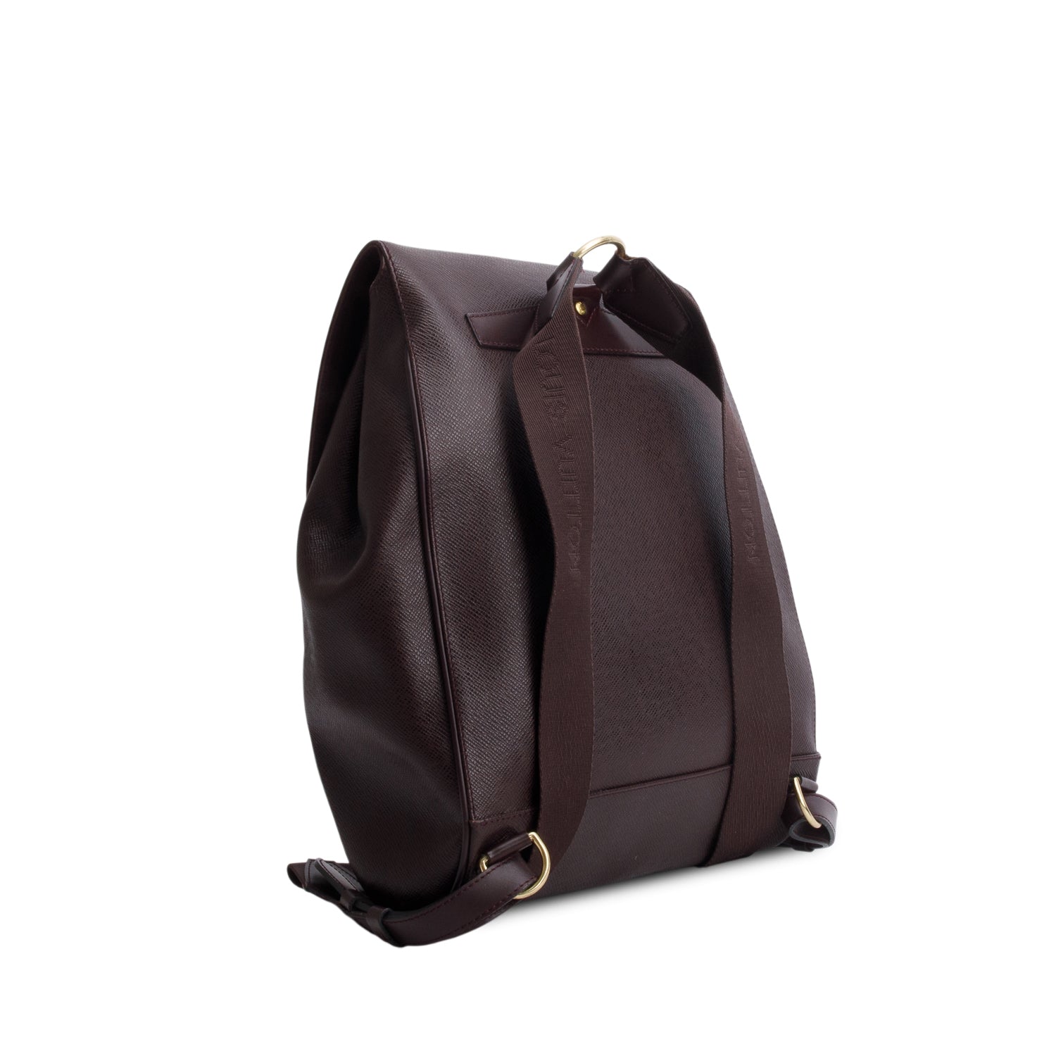Louis Vuitton Burgundy Taiga Leather Cassiar Backpack
