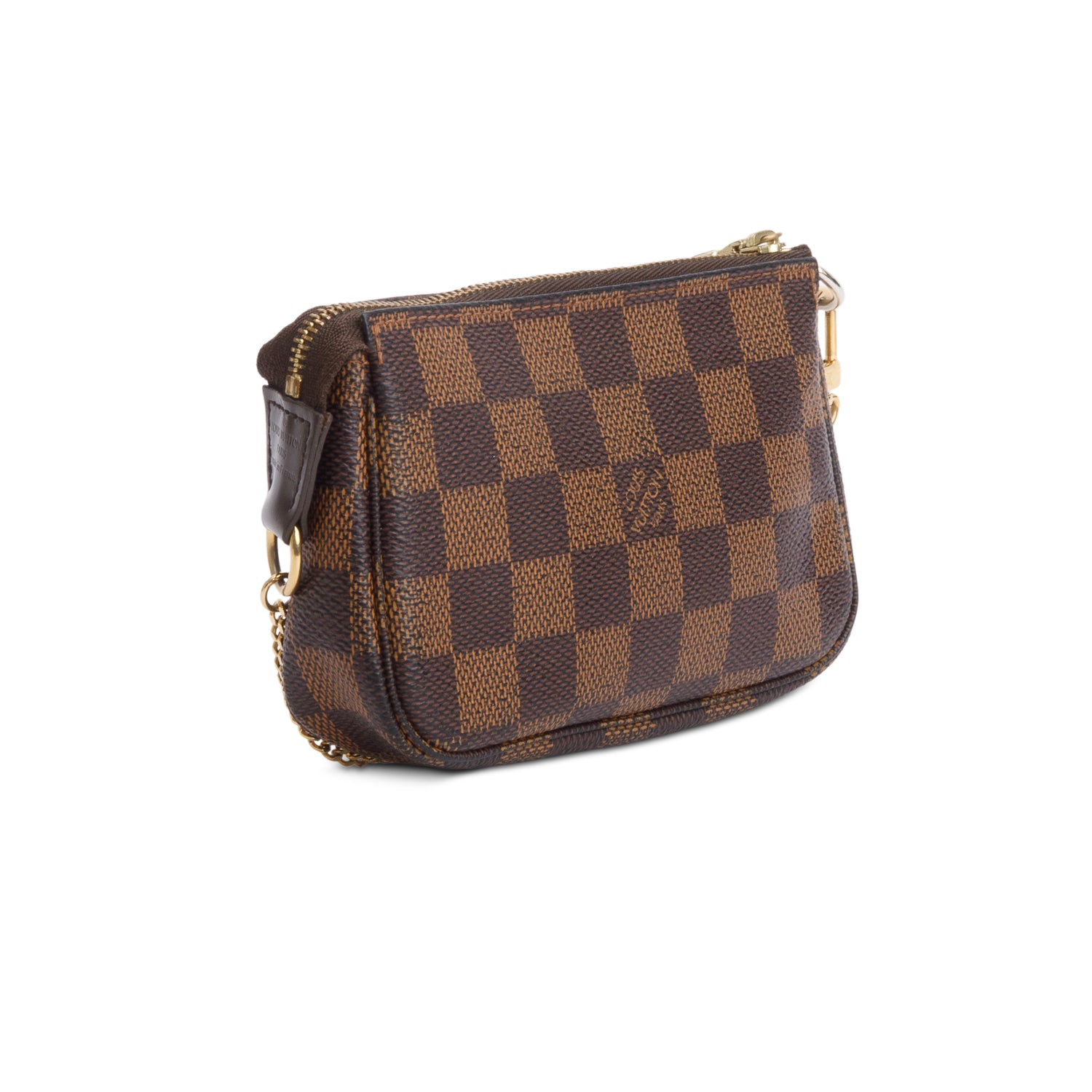 Louis Vuitton Damier Ebene Mini Pochette Accessoires w/ Receipt