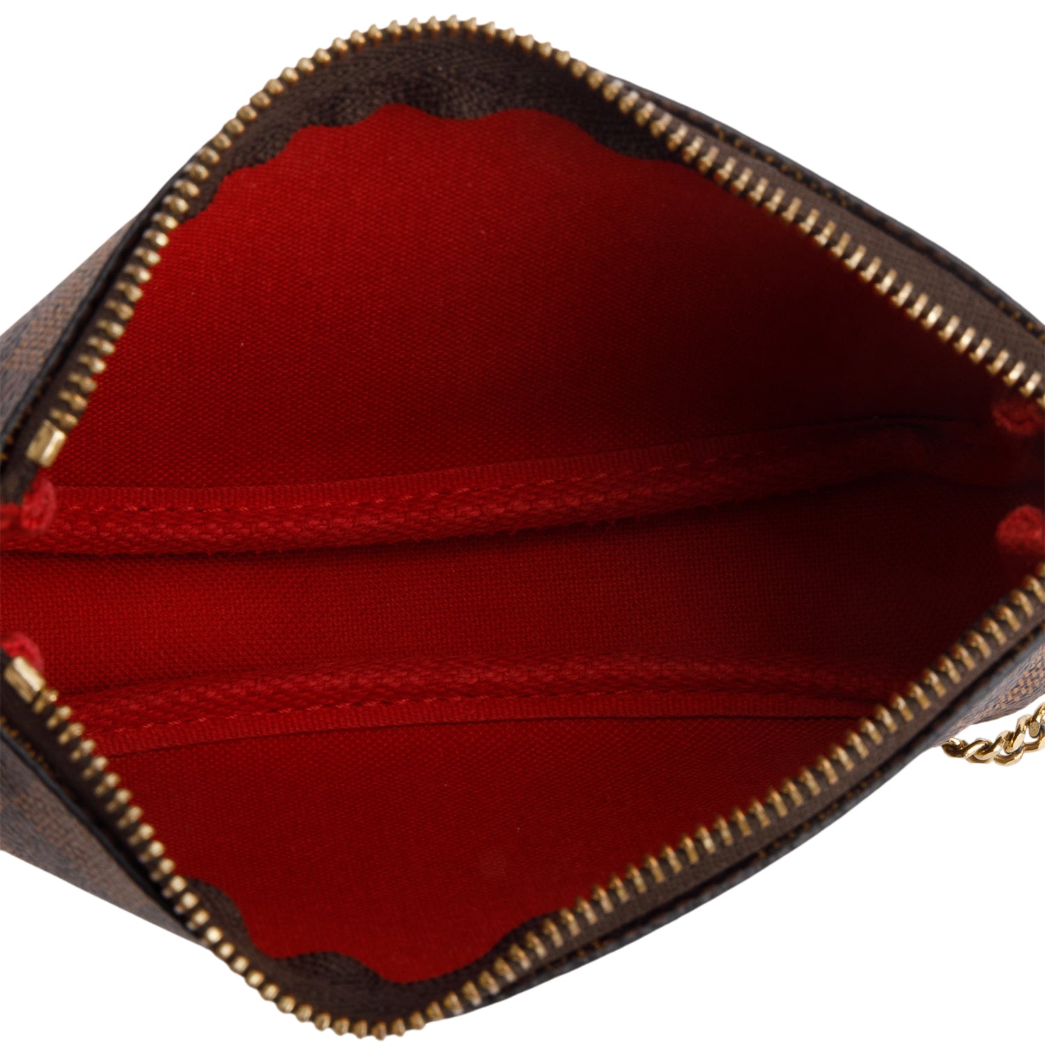 Louis Vuitton Damier Ebene Mini Pochette Accessoires w/ Receipt