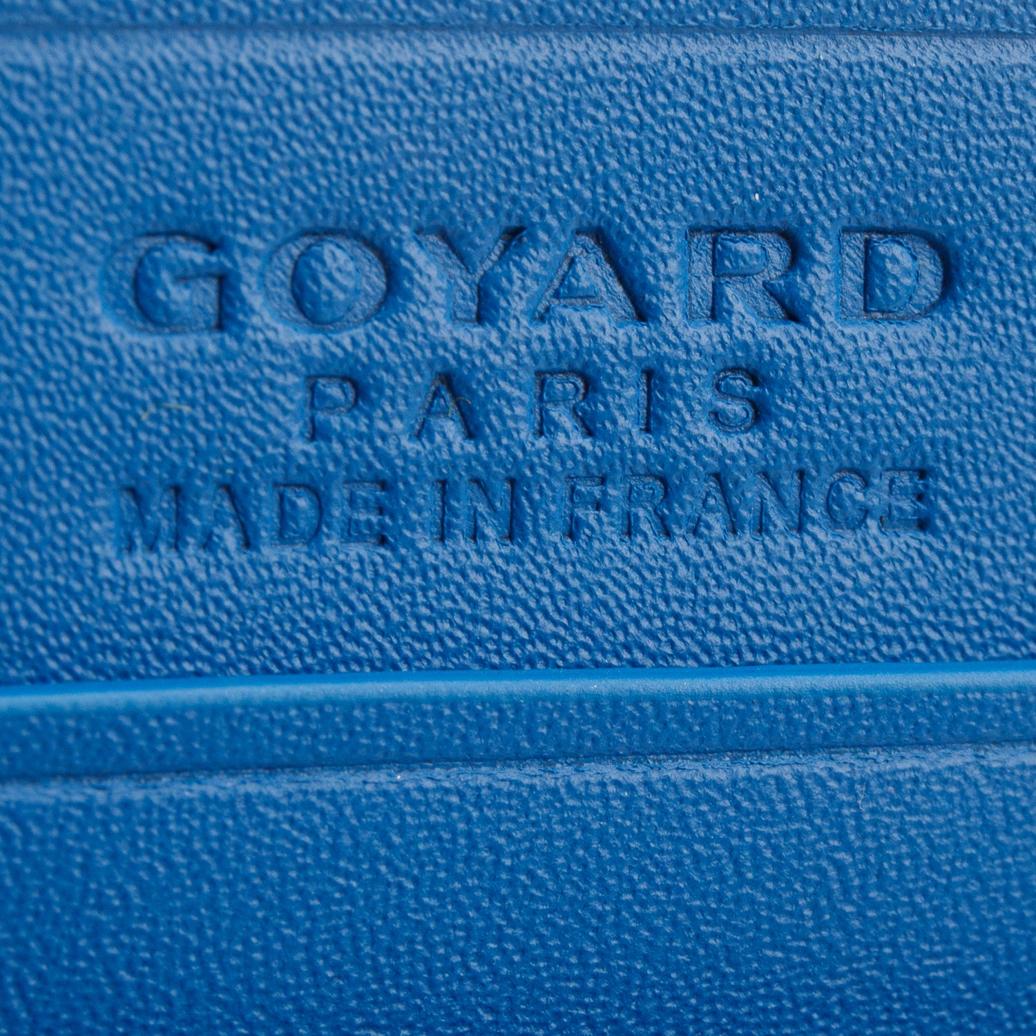 Goyard 2025 Blue Leather & Coated Canvas Saint Sulpice Card Holder w/ Box