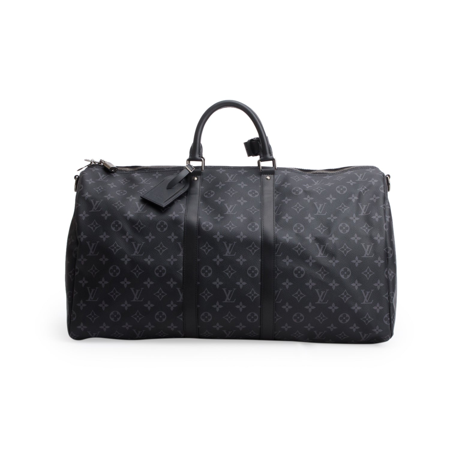 Louis Vuitton Monogram Eclipse Keepall Bandouliere 55 w/ Box