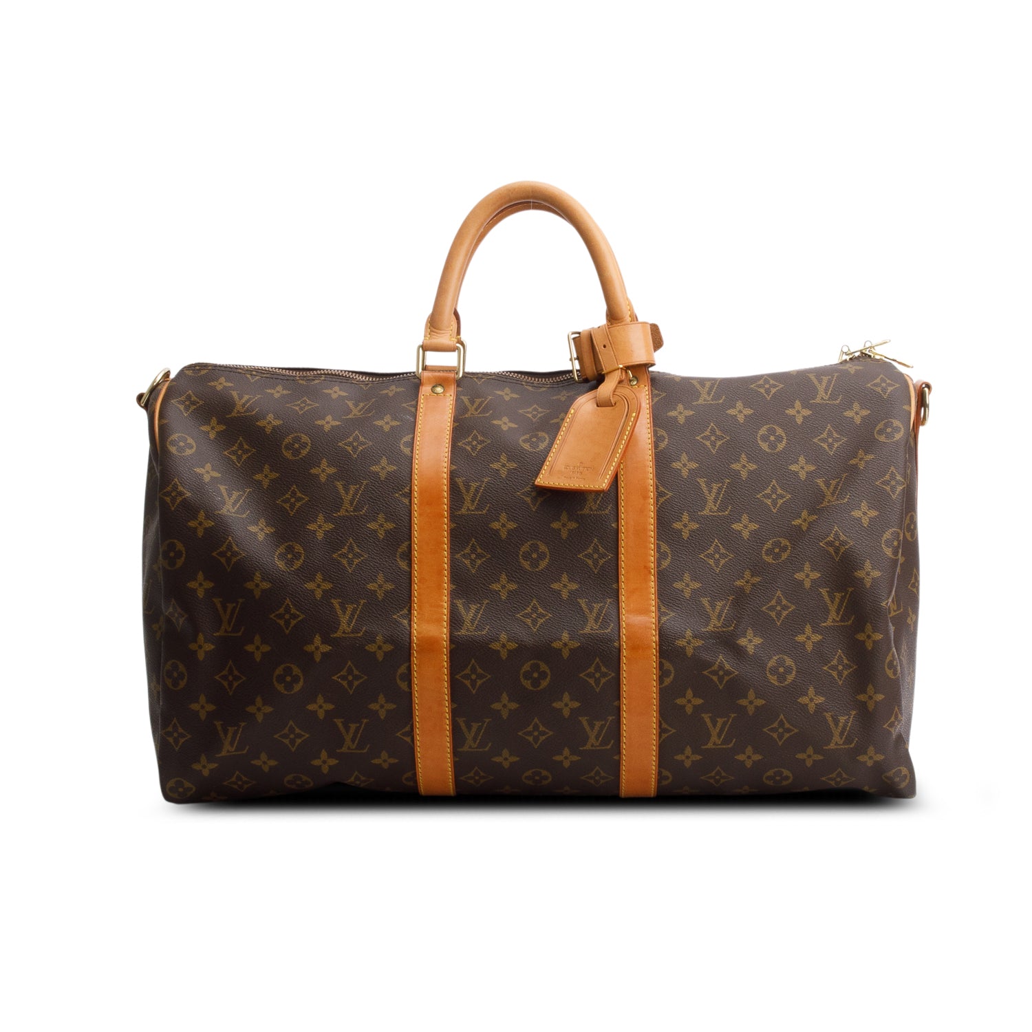 Louis Vuitton Vintage Monogram Keepall Bandouliere 50 w/ Strap