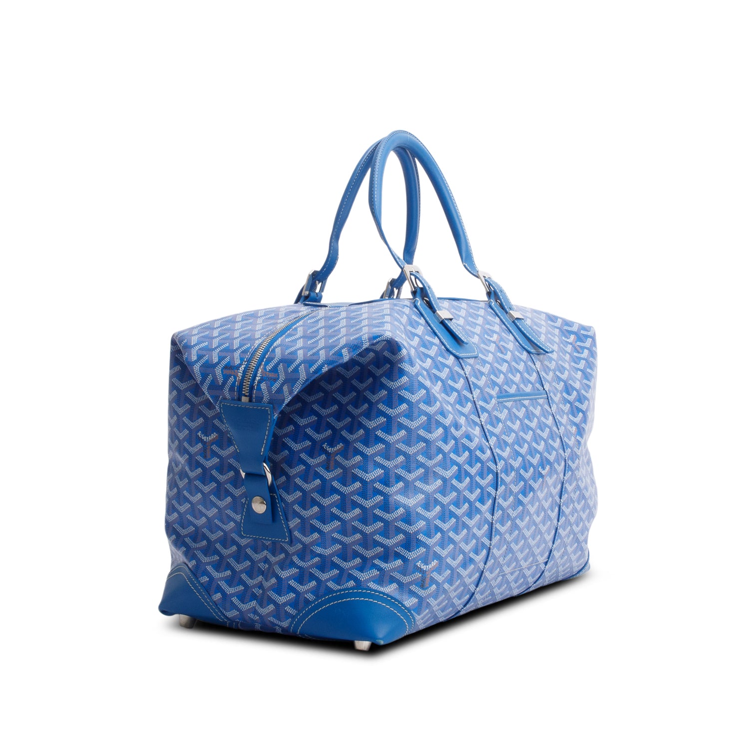 Goyard 2024 Blue Monogram Canvas Boeing 45 Duffle Bag