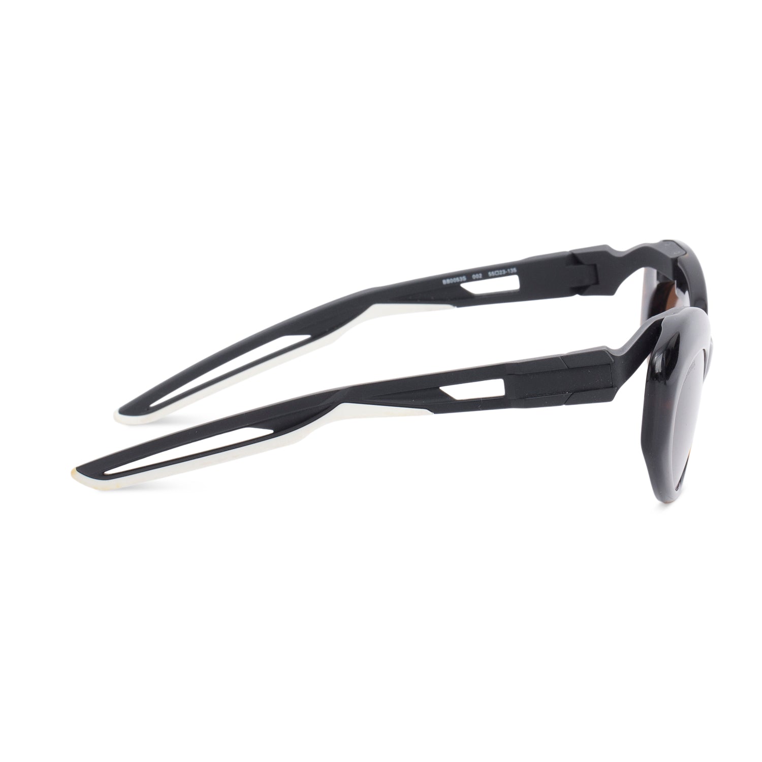 Balenciaga BB0053S Havana Hybrid Oval Sunglasses