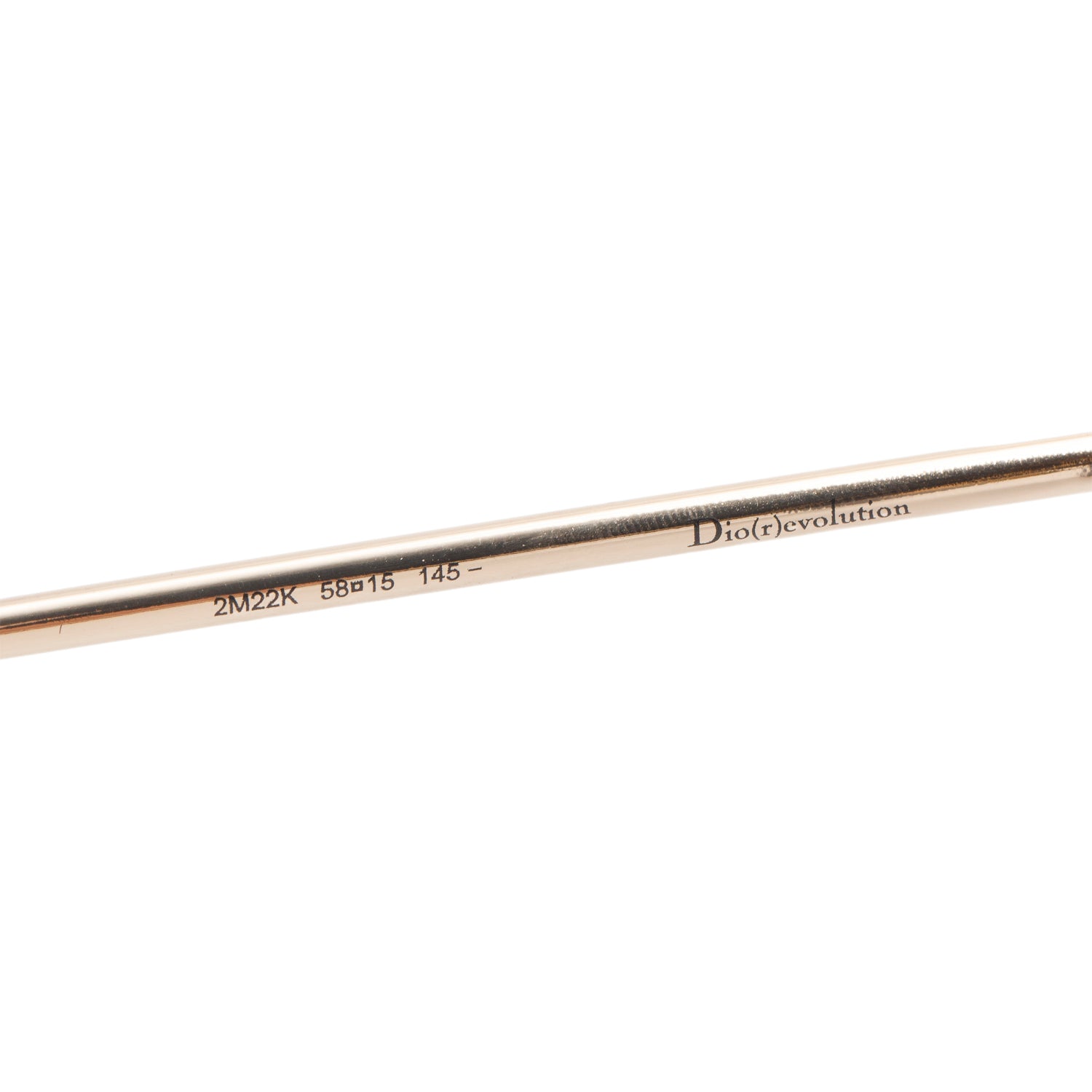 Christian Dior 2M22K Dio(r)evolution Black Aviator Sunglasses w/ Case