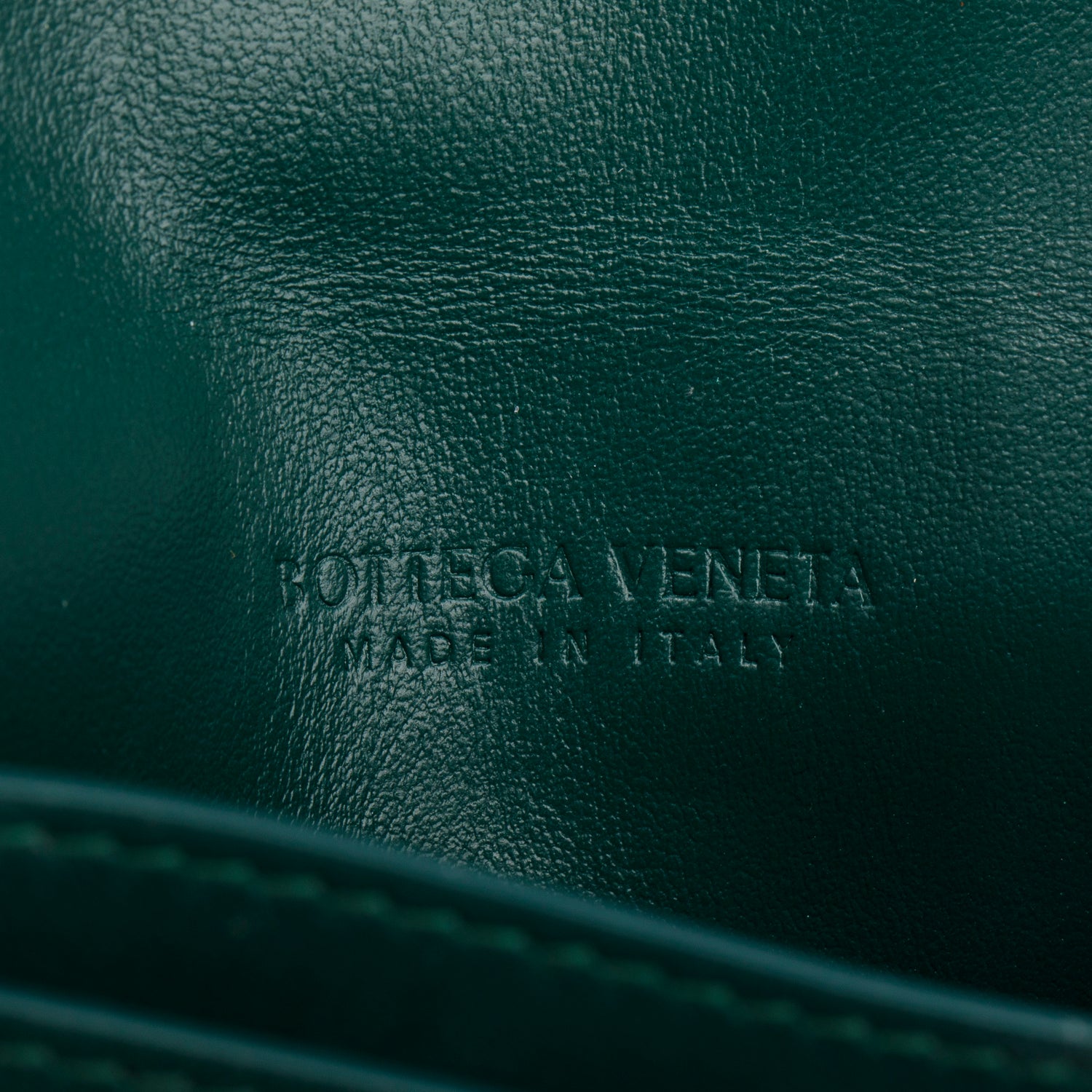 Bottega Veneta Green Nappa Leather Cassette Business Card Case w/ Box