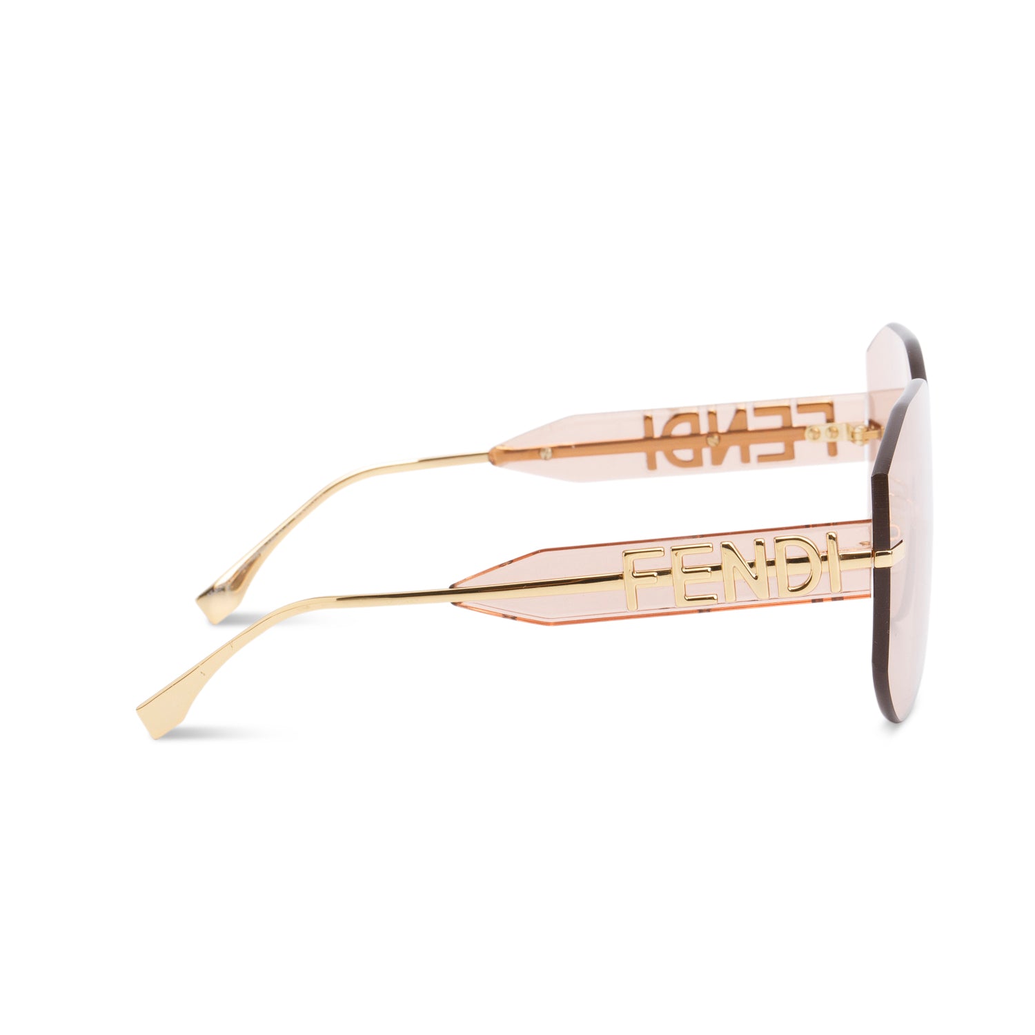 Fendi FE40067U Pink Fendigraphy Shield Sunglasses w/ Case