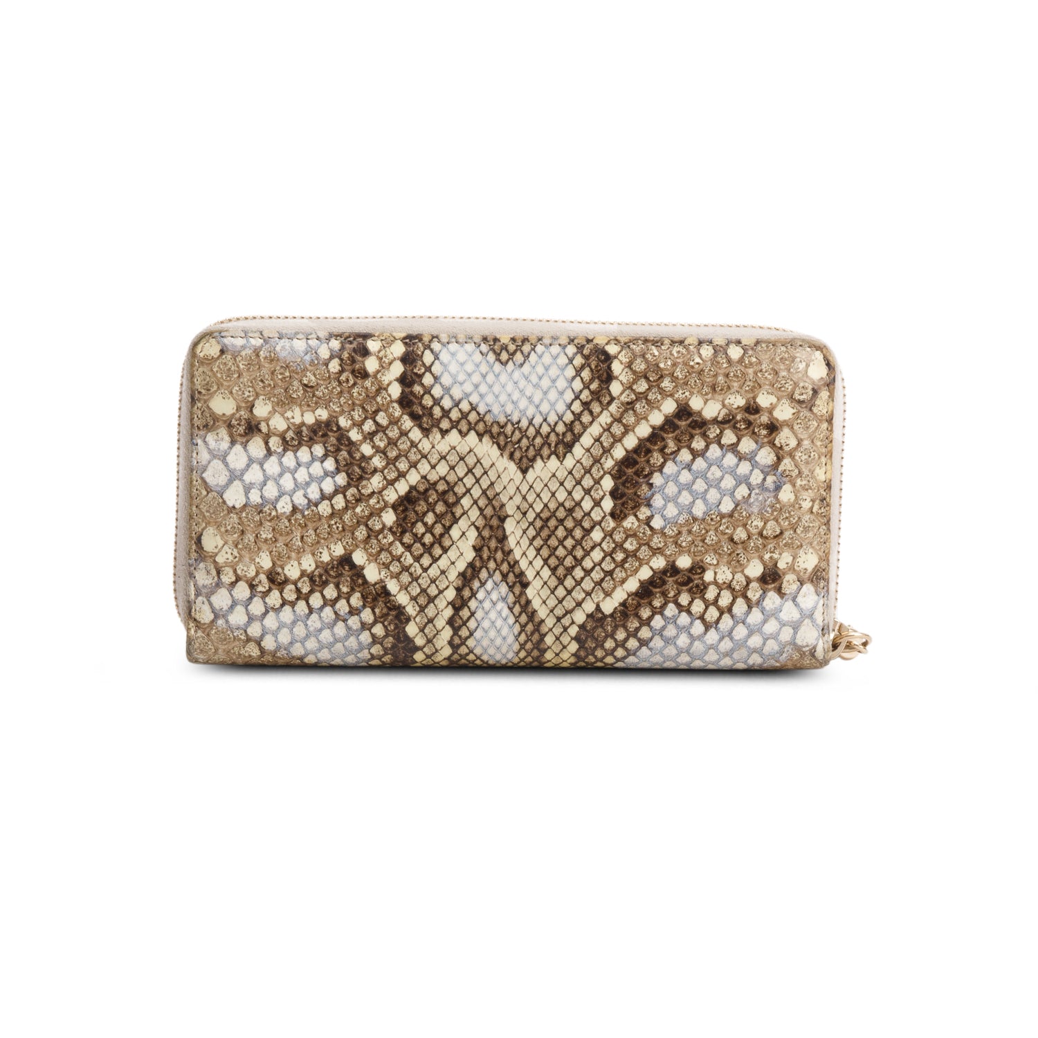Gucci Python Marrakech Soho Zip Around Wallet
