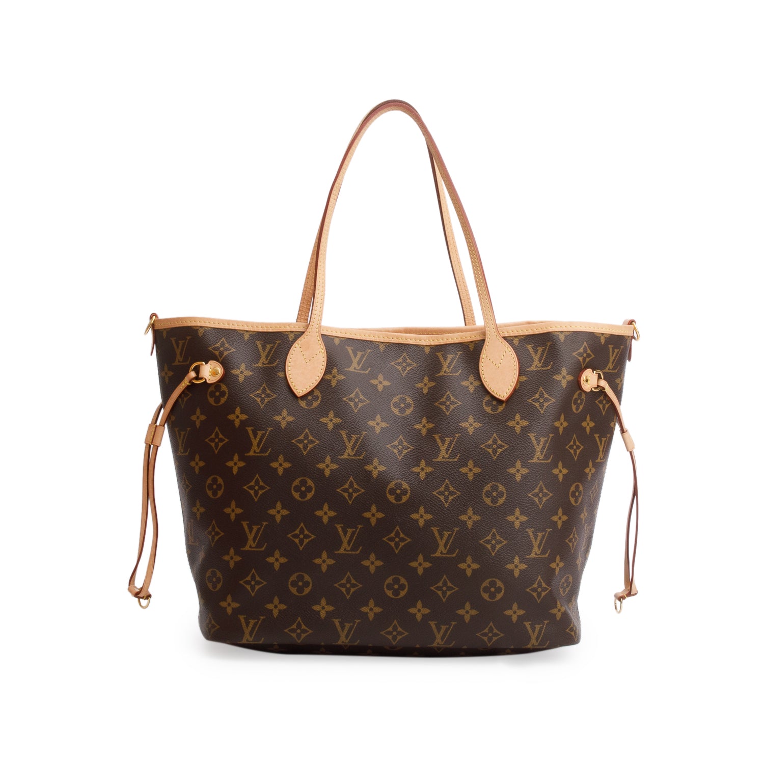 Louis Vuitton Monogram Neverfull Bandouliere Inside Out MM w/ Strap & Box