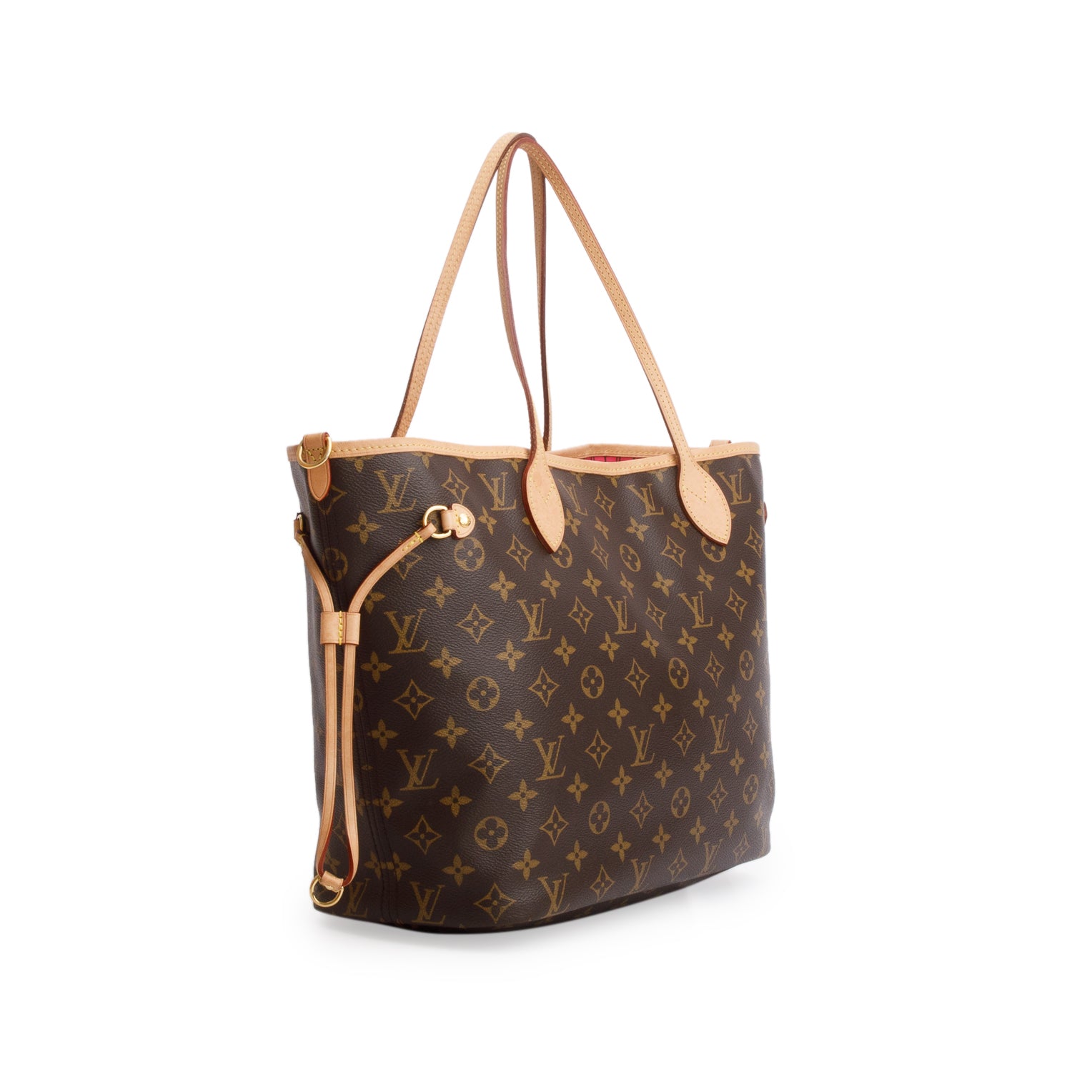 Louis Vuitton Monogram Neverfull Bandouliere Inside Out MM w/ Strap & Box