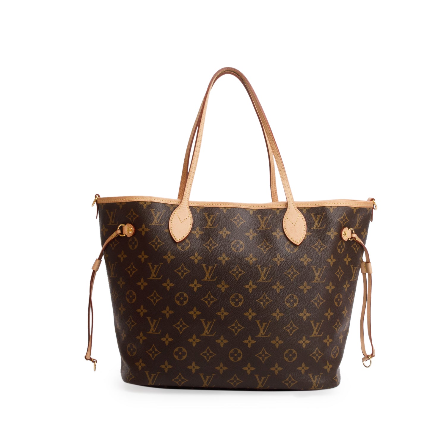 Louis Vuitton Monogram Neverfull Bandouliere Inside Out MM w/ Strap & Box