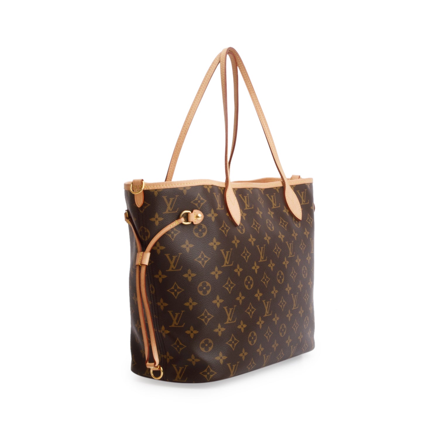 Louis Vuitton Monogram Neverfull Bandouliere Inside Out MM w/ Strap & Box