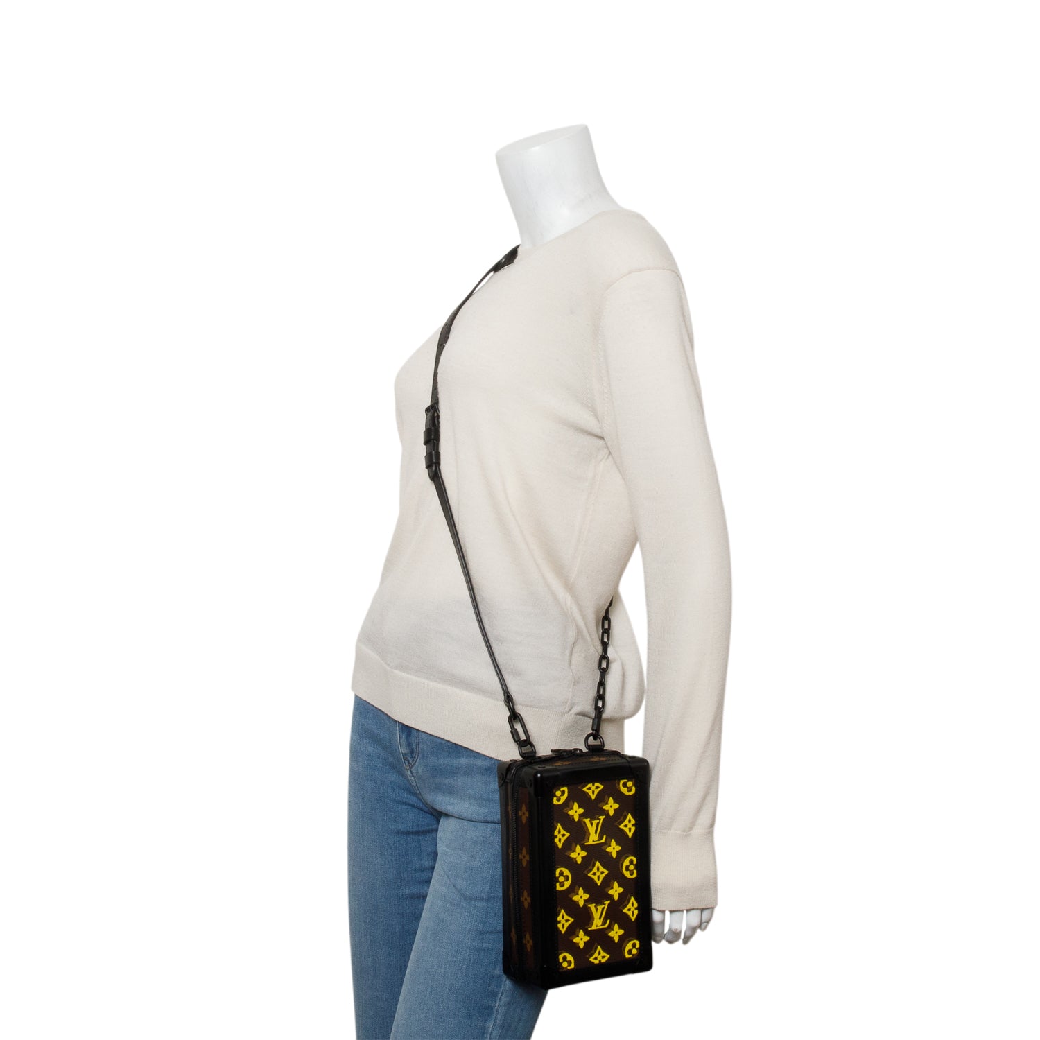 Louis Vuitton Monogram Tuffetage Vertical Soft Trunk