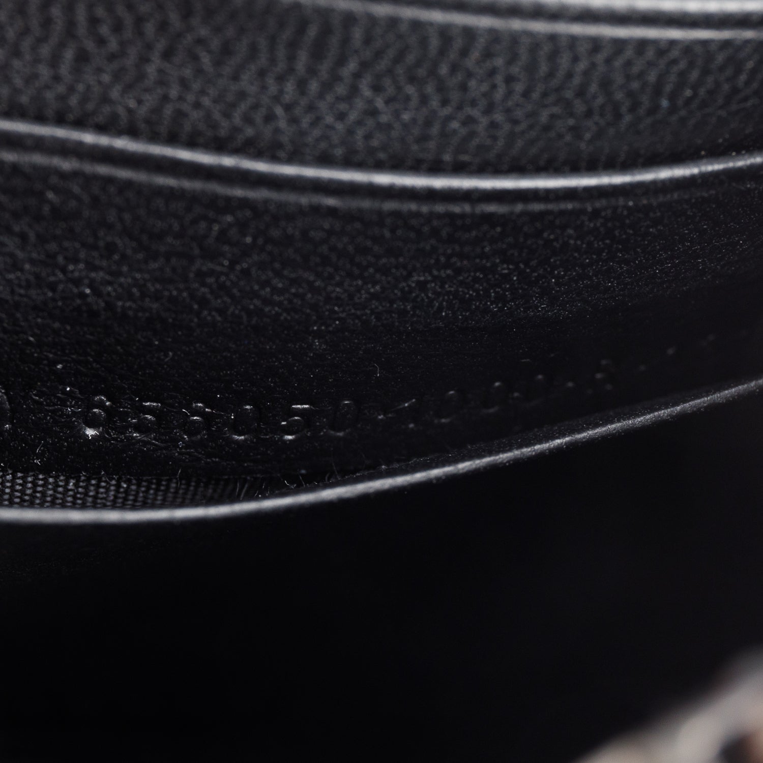 Balenciaga Black Shiny Croc Embossed Calfskin Monochrome Hourglass Wallet on Chain