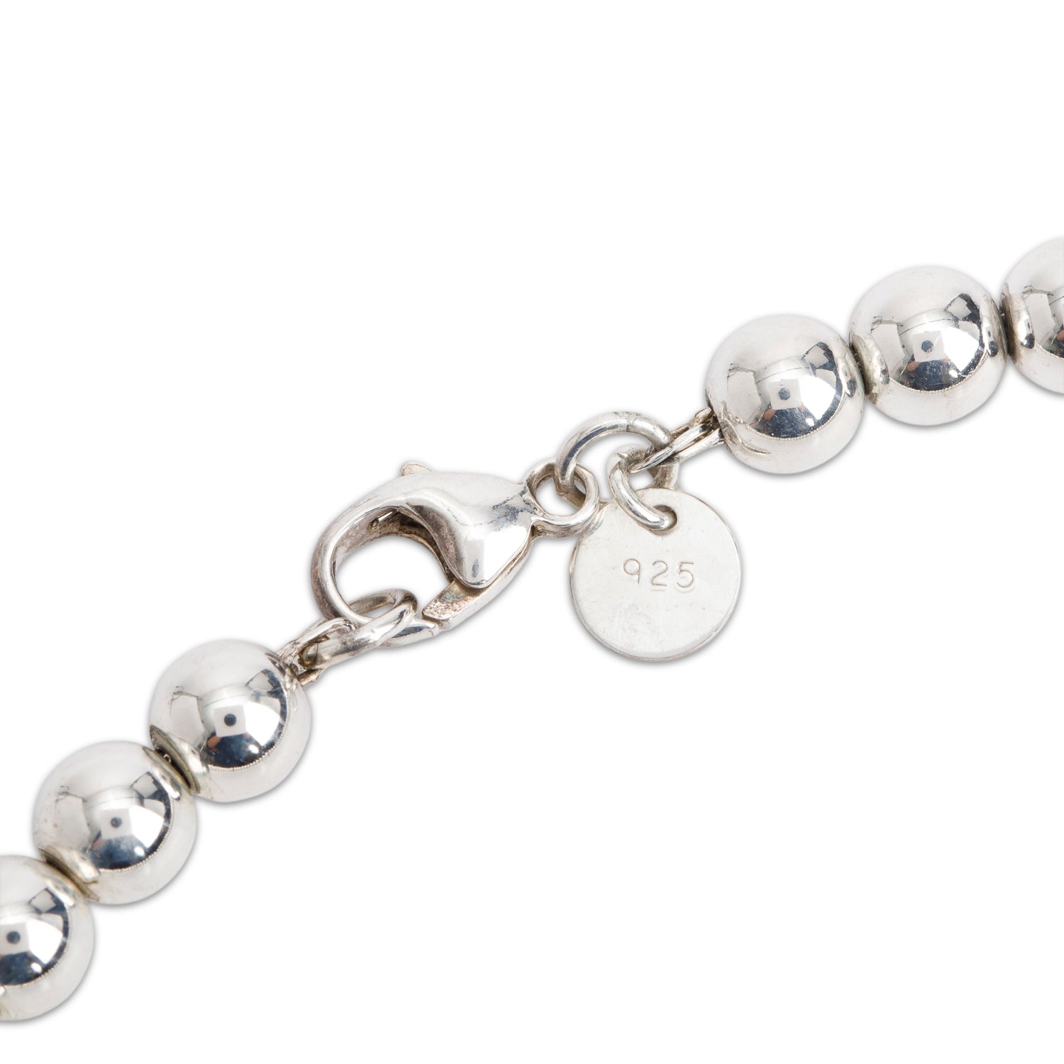 Tiffany & Co. Sterling Silver HardWear Graduated Ball Necklace