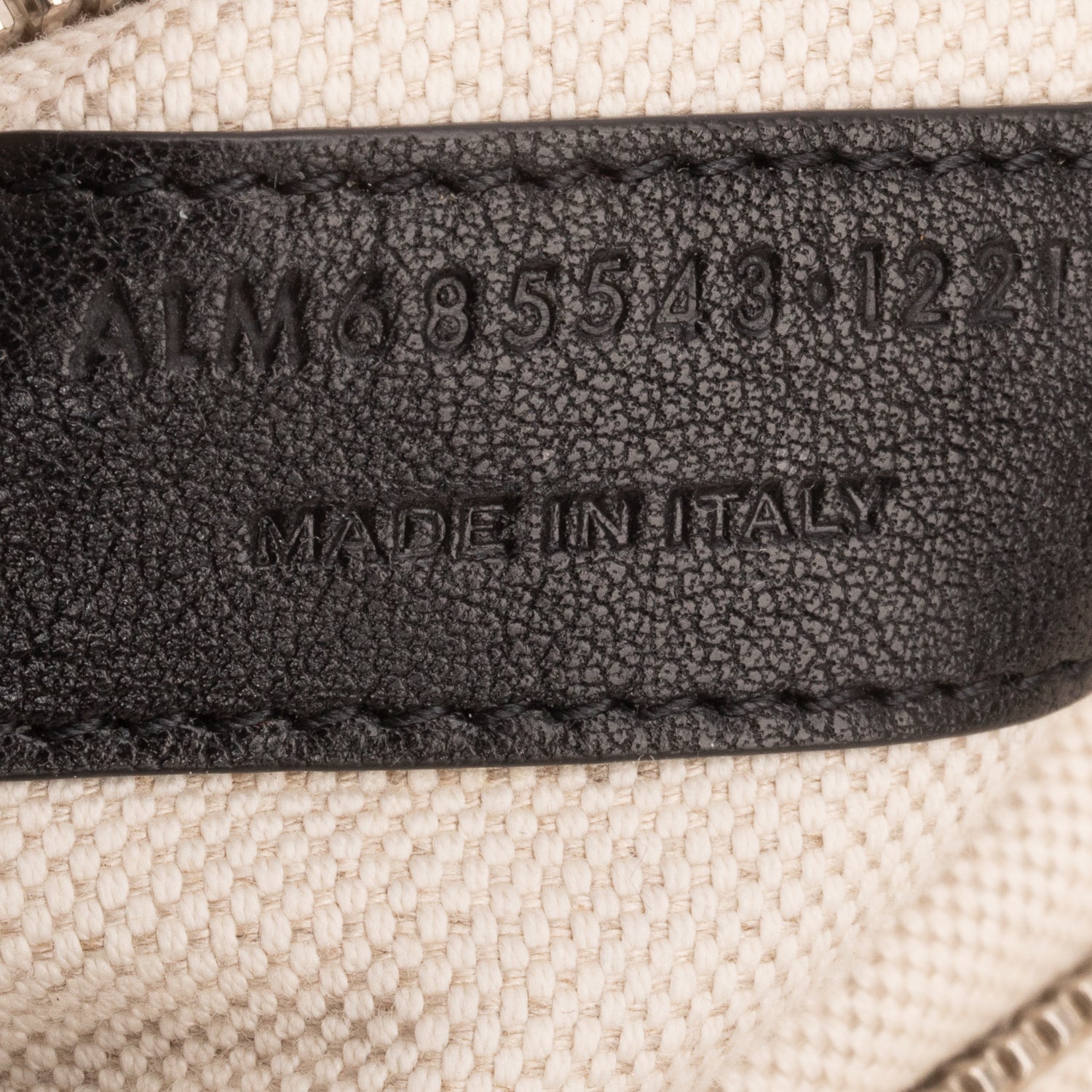 Saint Laurent 2022 Beige Linen Calfskin Rive Gauche Maxi Tote w/ Strap