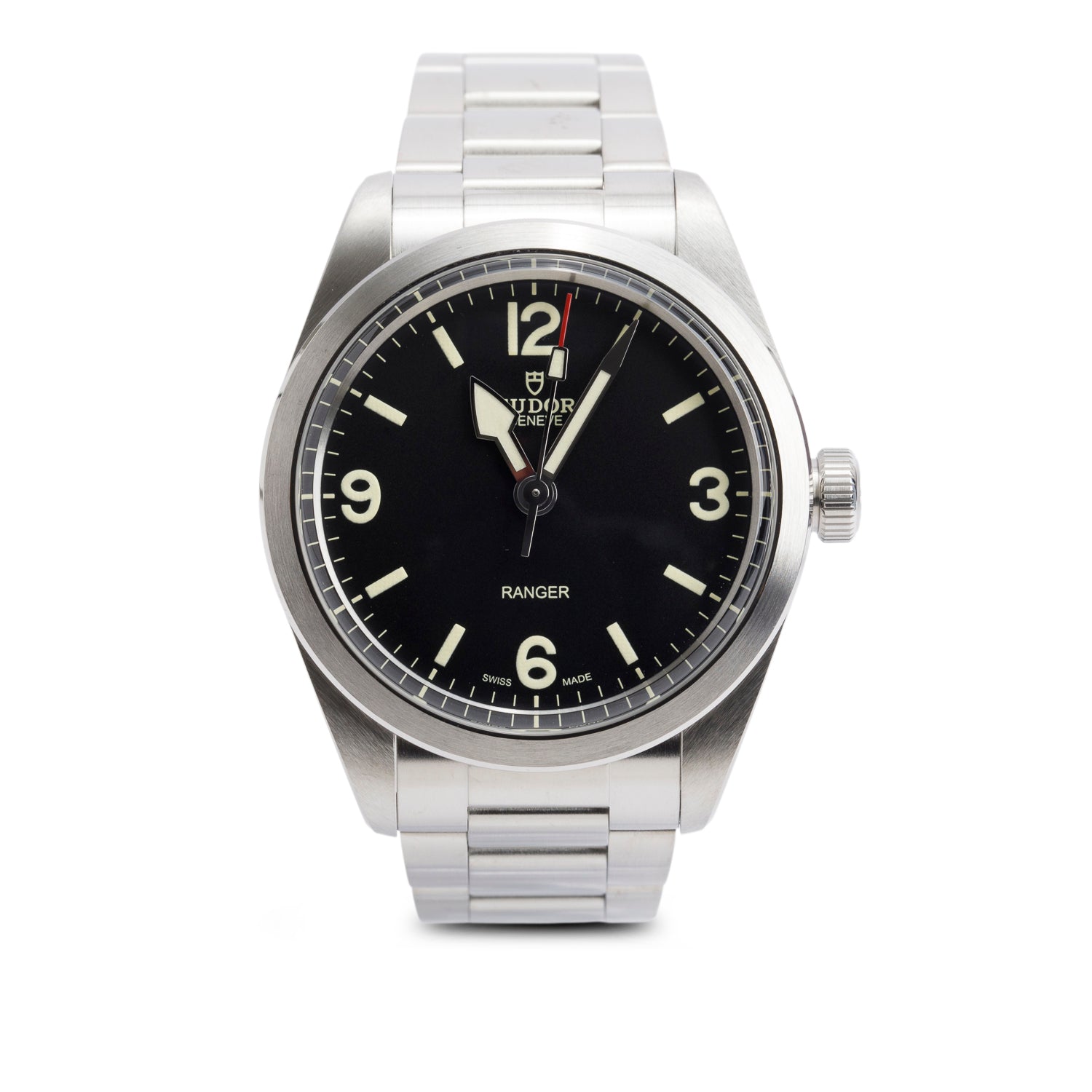 Tudor 2025 Stainless Steel Ranger 39 MM Automatic Watch Black Dial 79950 w/ Box & Papers