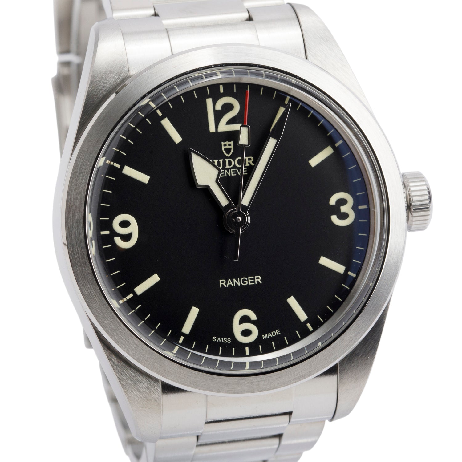 Tudor 2025 Stainless Steel Ranger 39 MM Automatic Watch Black Dial 79950 w/ Box & Papers