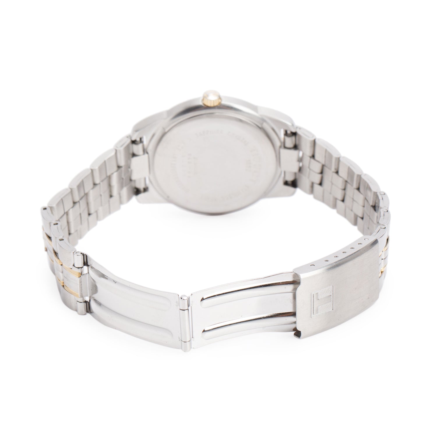Tissot Two-Tone Stainless Steel PR50 36 MM Quartz Watch Black Dial