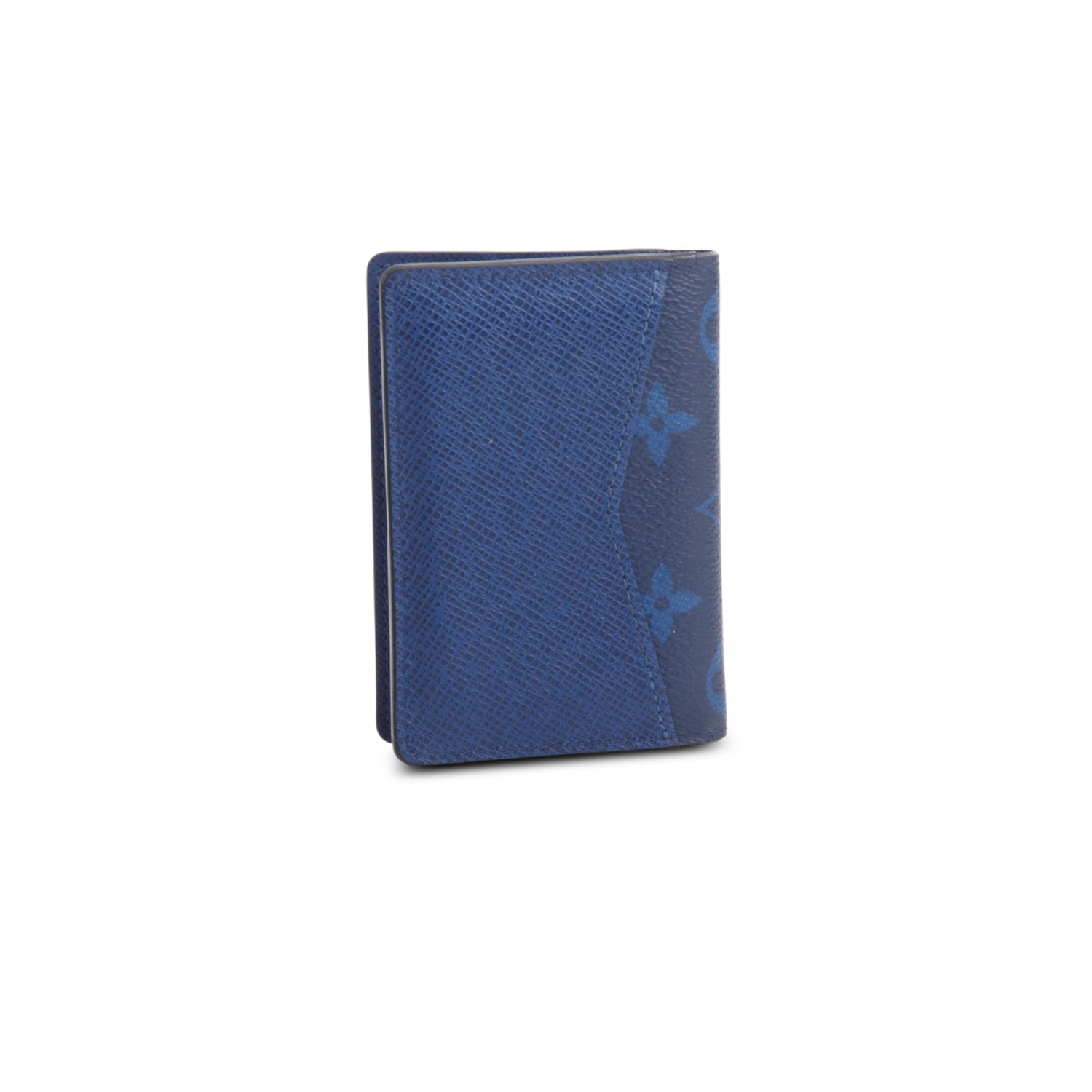 Louis Vuitton 2024 Blue Monogram Taigarama Pocket Organizer w/ Box & Receipt