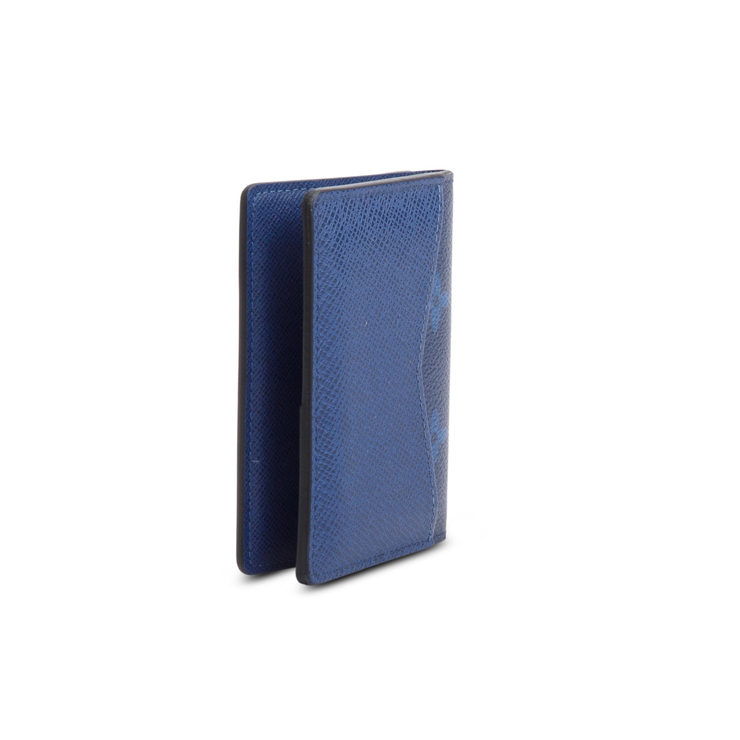 Louis Vuitton 2024 Blue Monogram Taigarama Pocket Organizer w/ Box & Receipt