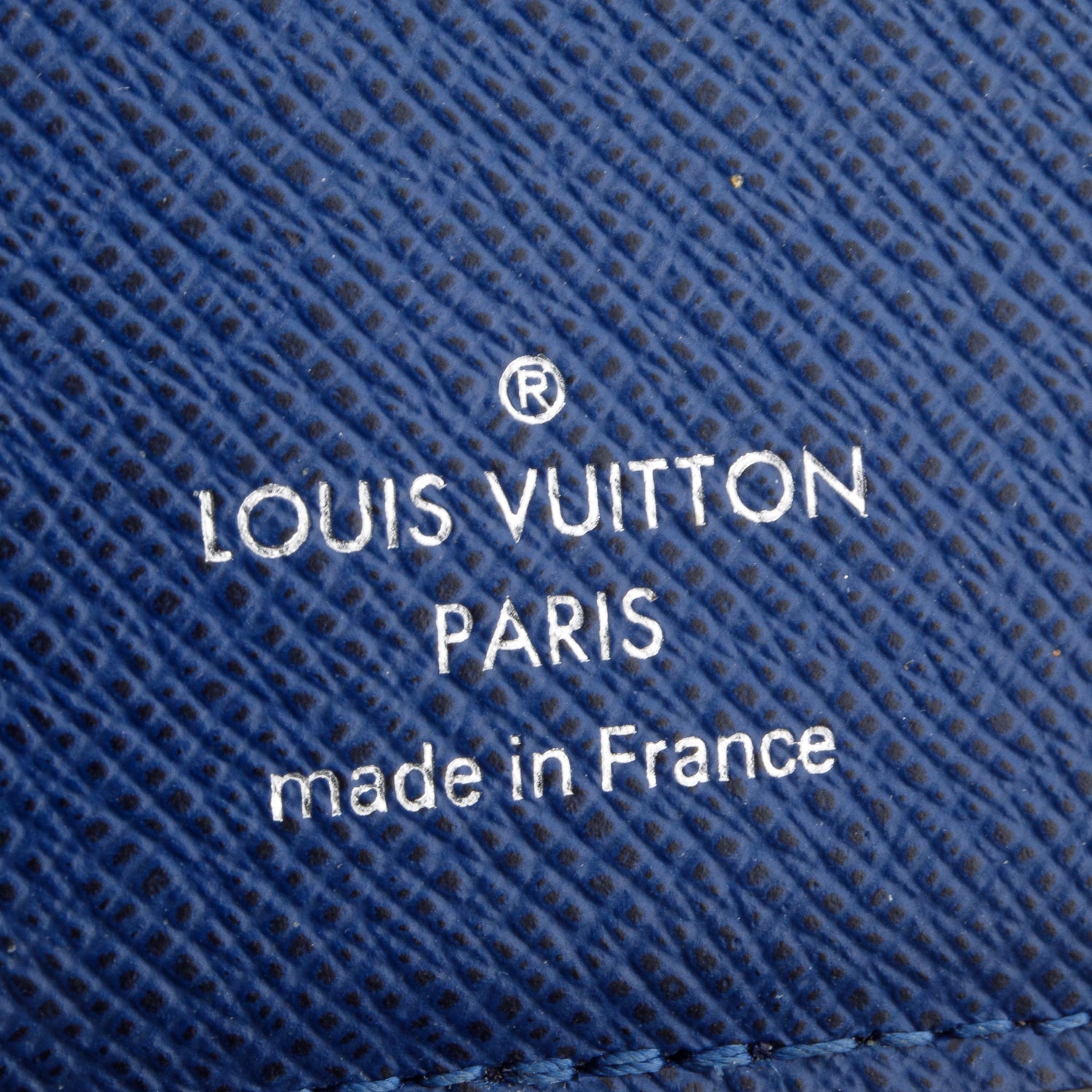 Louis Vuitton 2024 Blue Monogram Taigarama Pocket Organizer w/ Box & Receipt