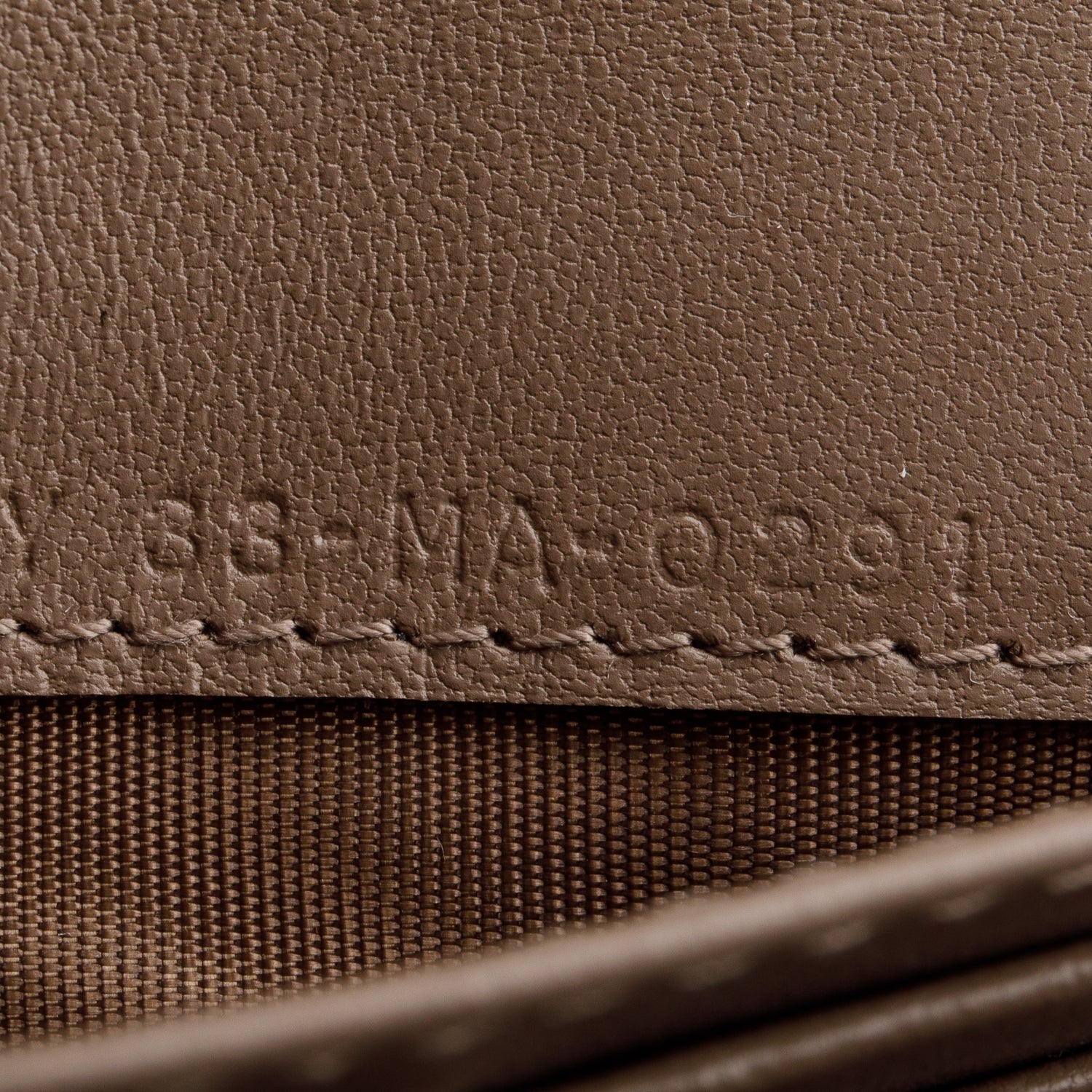 Christian Dior 2021 Taupe Lambskin Cannage Caro Orchid Long Wallet