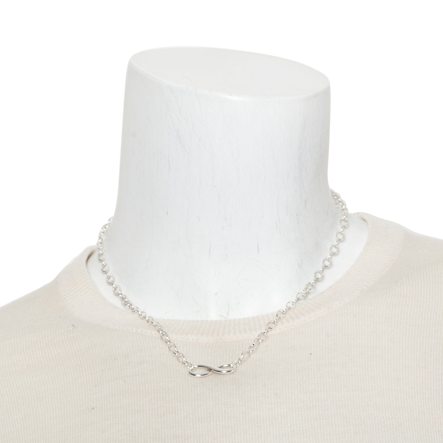 Tiffany & Co. Sterling Silver Infinity Link Necklace