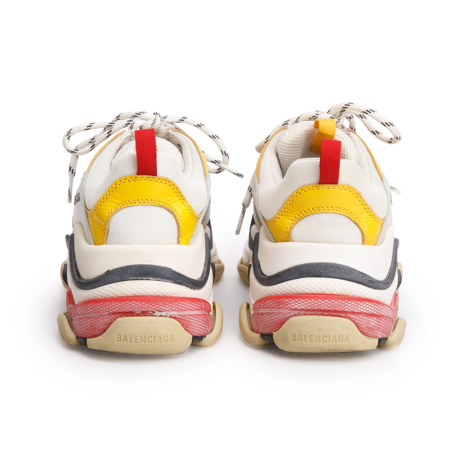 Balenciaga Multicolor Fabric Mesh Triple S Sneakers, Women's Size 40