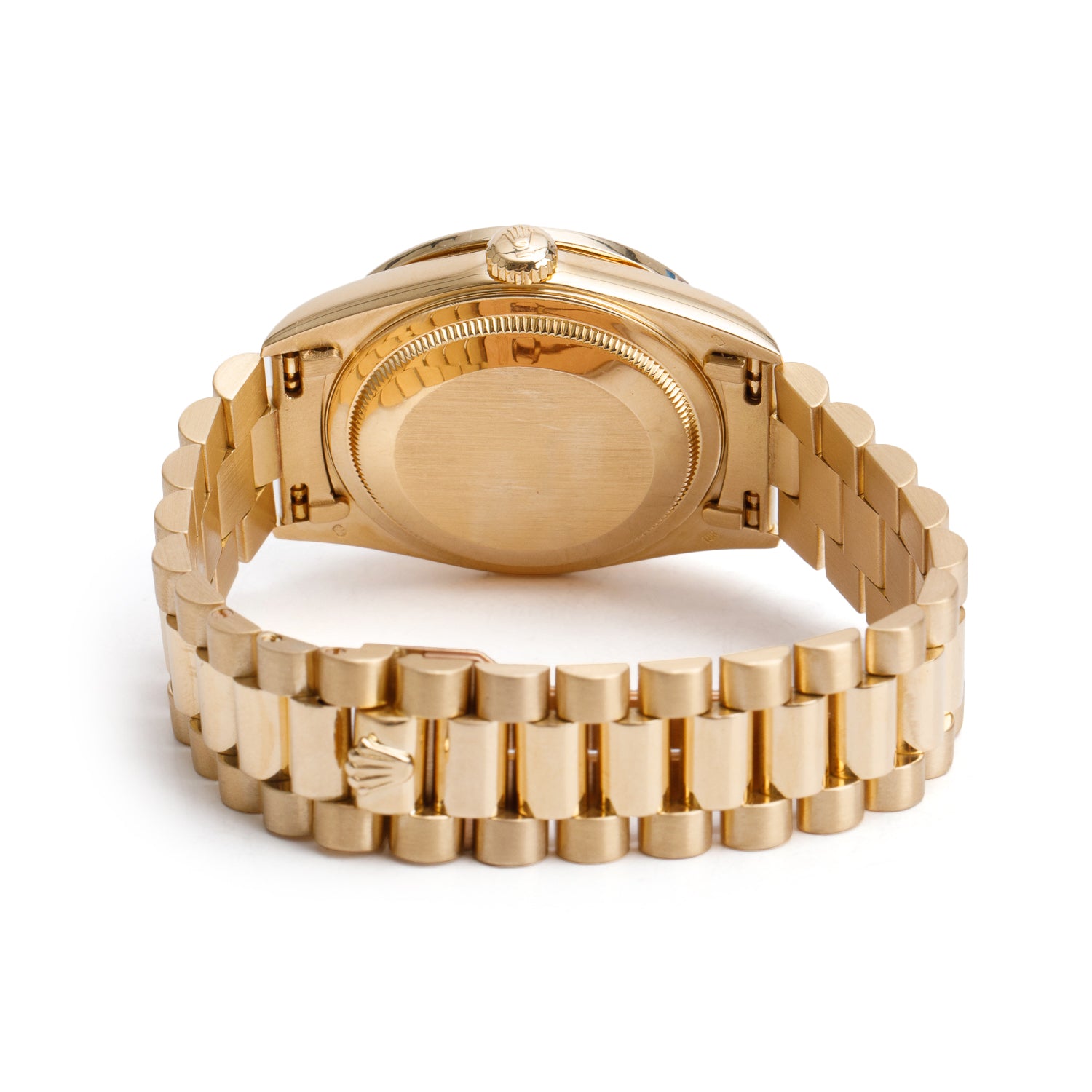 Rolex 18k Yellow Gold Diamond Bezel Day Date 36 MM President Watch Gold Diamond Dial 18238 w/ Box