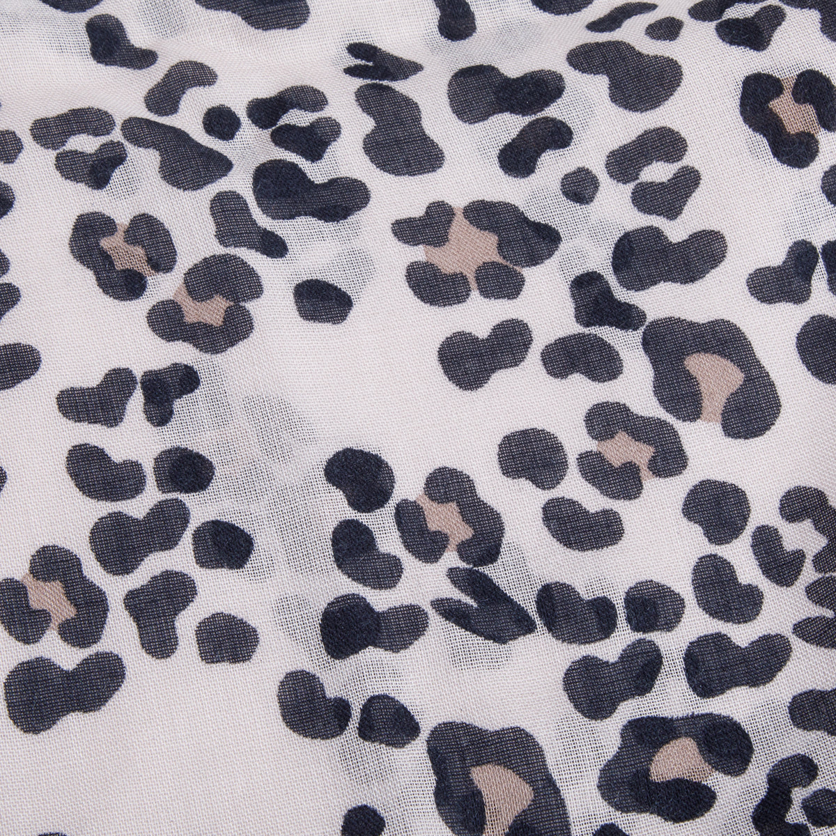 Cartier Leopard Print Cashmere Silk Shawl Scarf