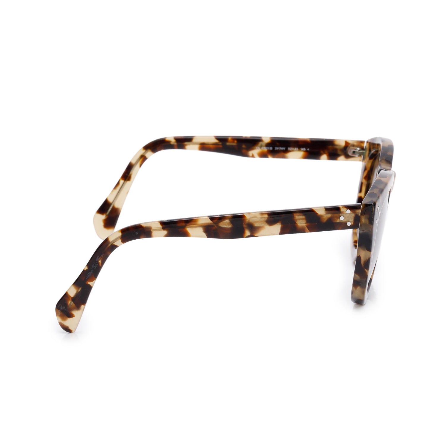 Celine CL41801/S Havana Acetate Round Sunglasses w/ Case