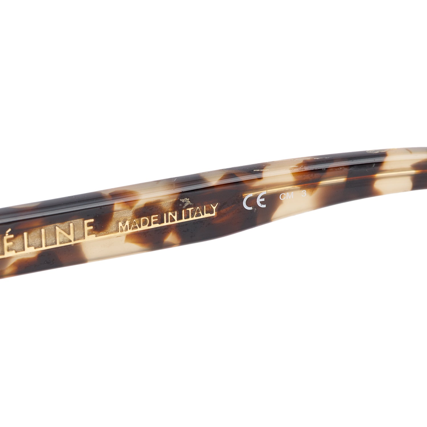 Celine CL41801/S Havana Acetate Round Sunglasses w/ Case